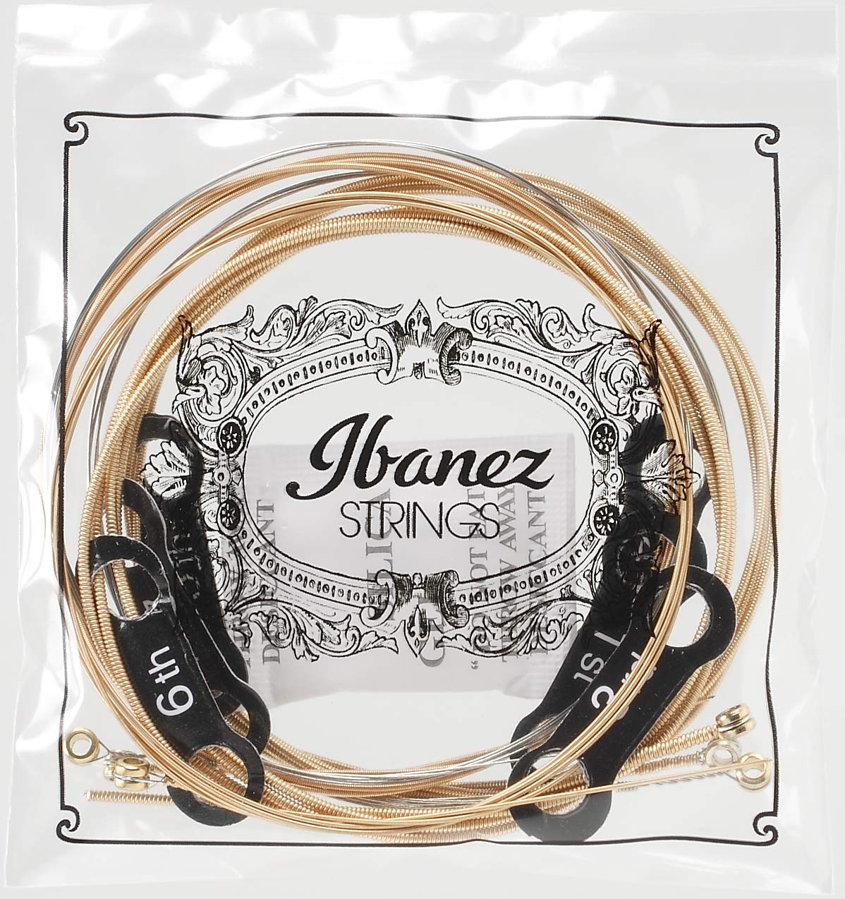 Ibanez Phospher Bronze Acoustic Guitar Strings-Light Guage (Iacsp6C)