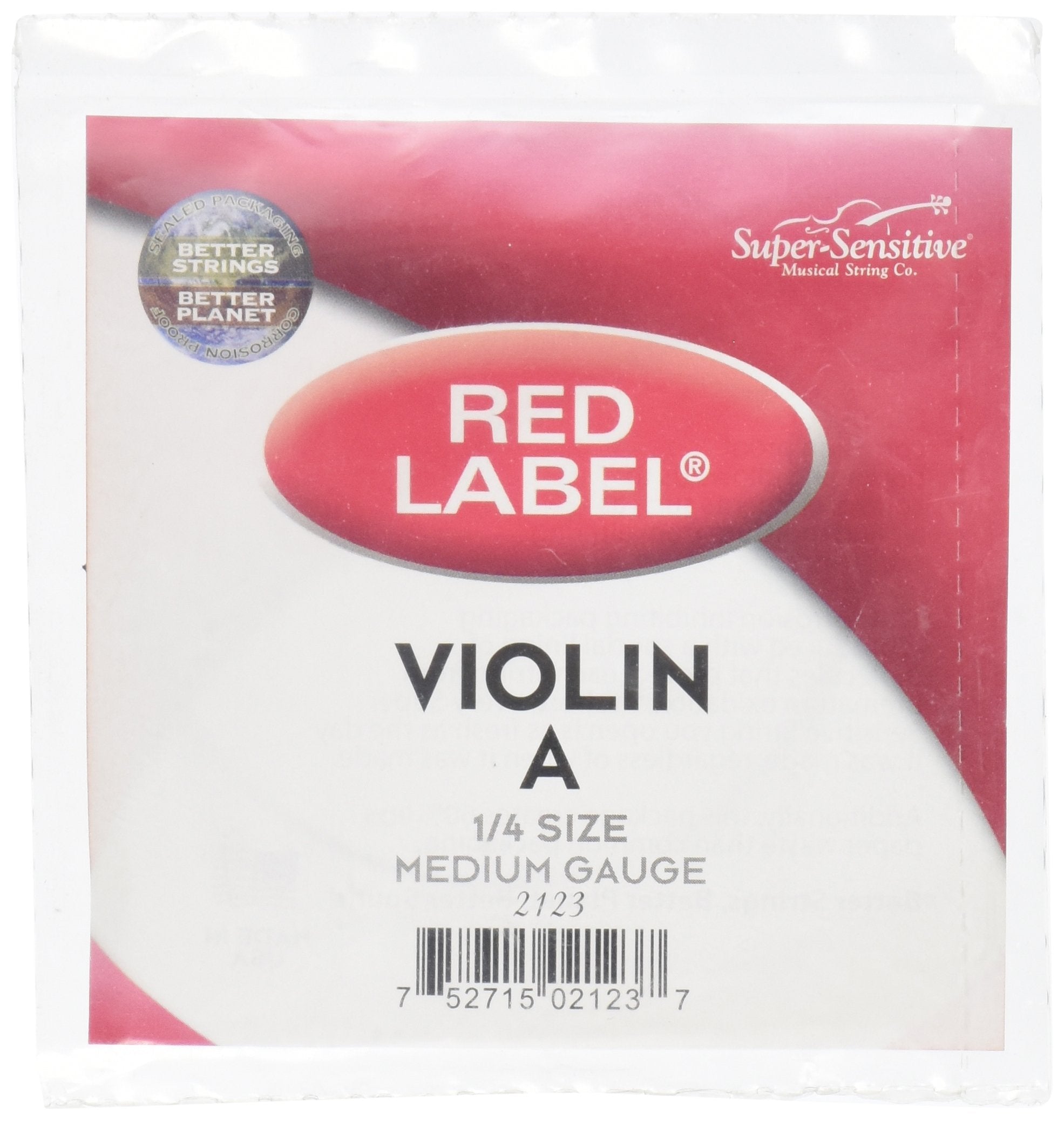 D'Addario Orchestral Red Label Violin A 1/4