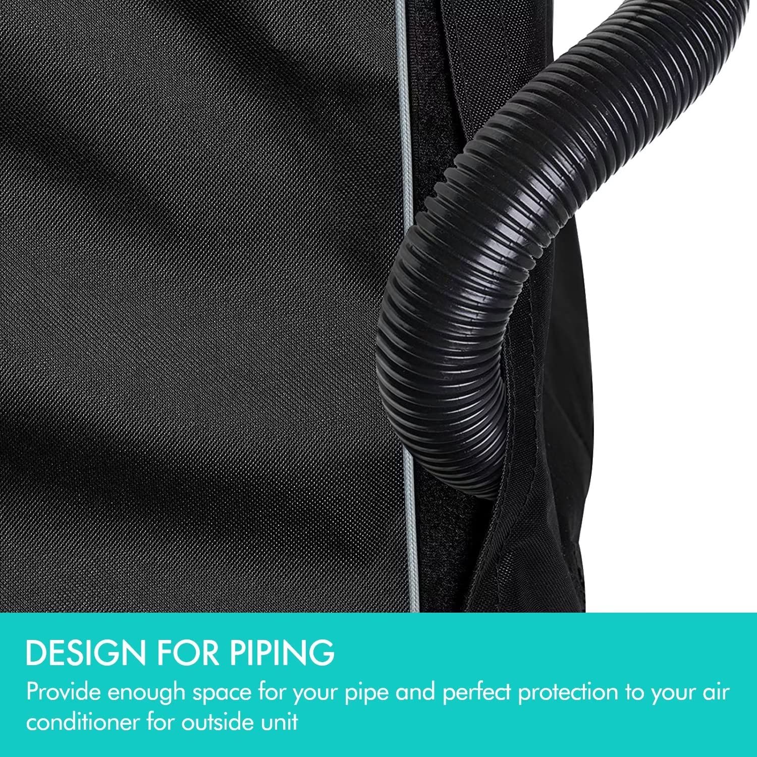 Wleafj Air Conditioner Cover For Outside Units, Heavy Duty Ac Unit Cover Outdoor For Winter Fits Up To 30 X 30 X 32 Inches