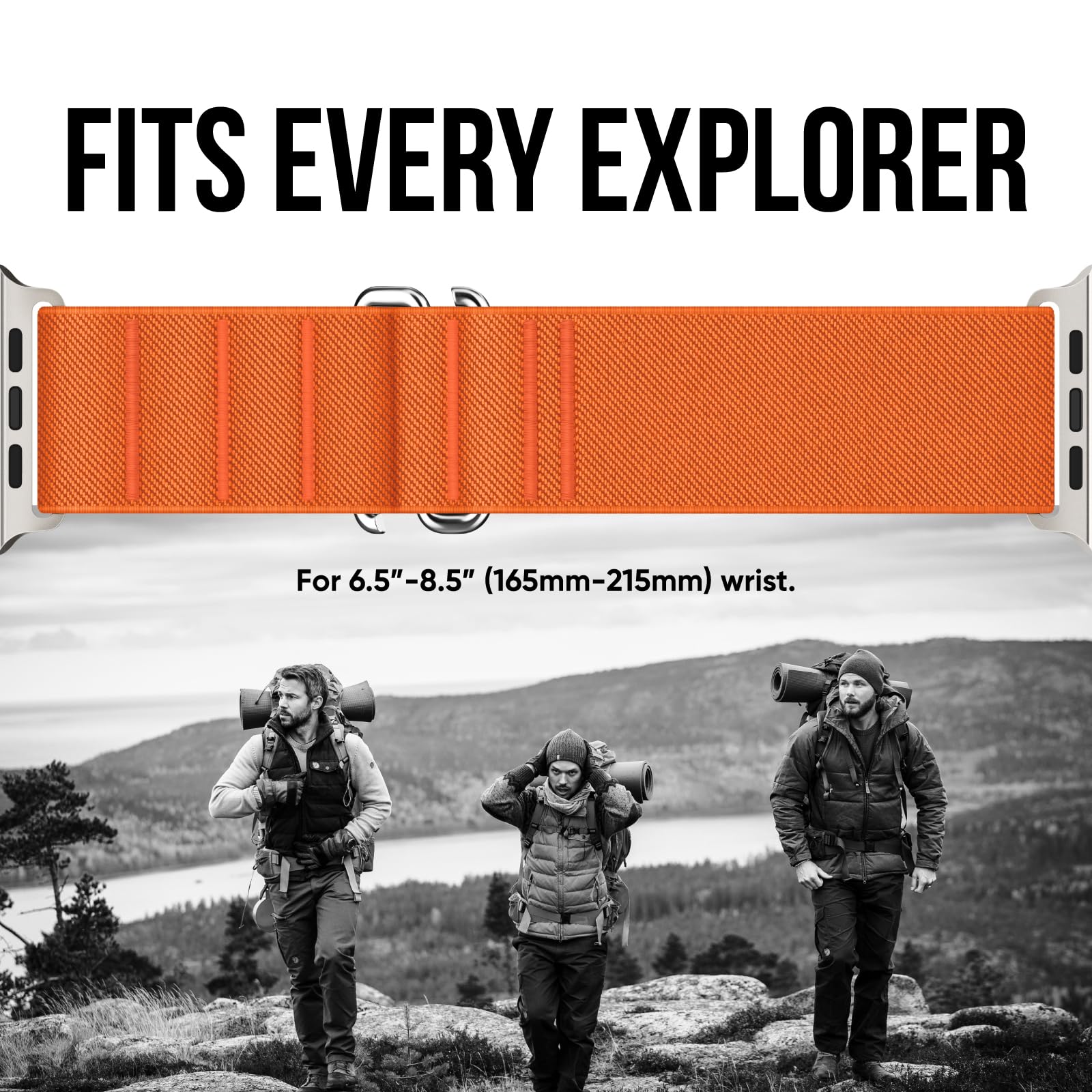 Suitisbest Sport Bands Compatible With Apple Watch Ultra Band 49Mm 46Mm 45Mm 44Mm 42Mm Men Women, Stretchy Nylon Sport Loop Stra