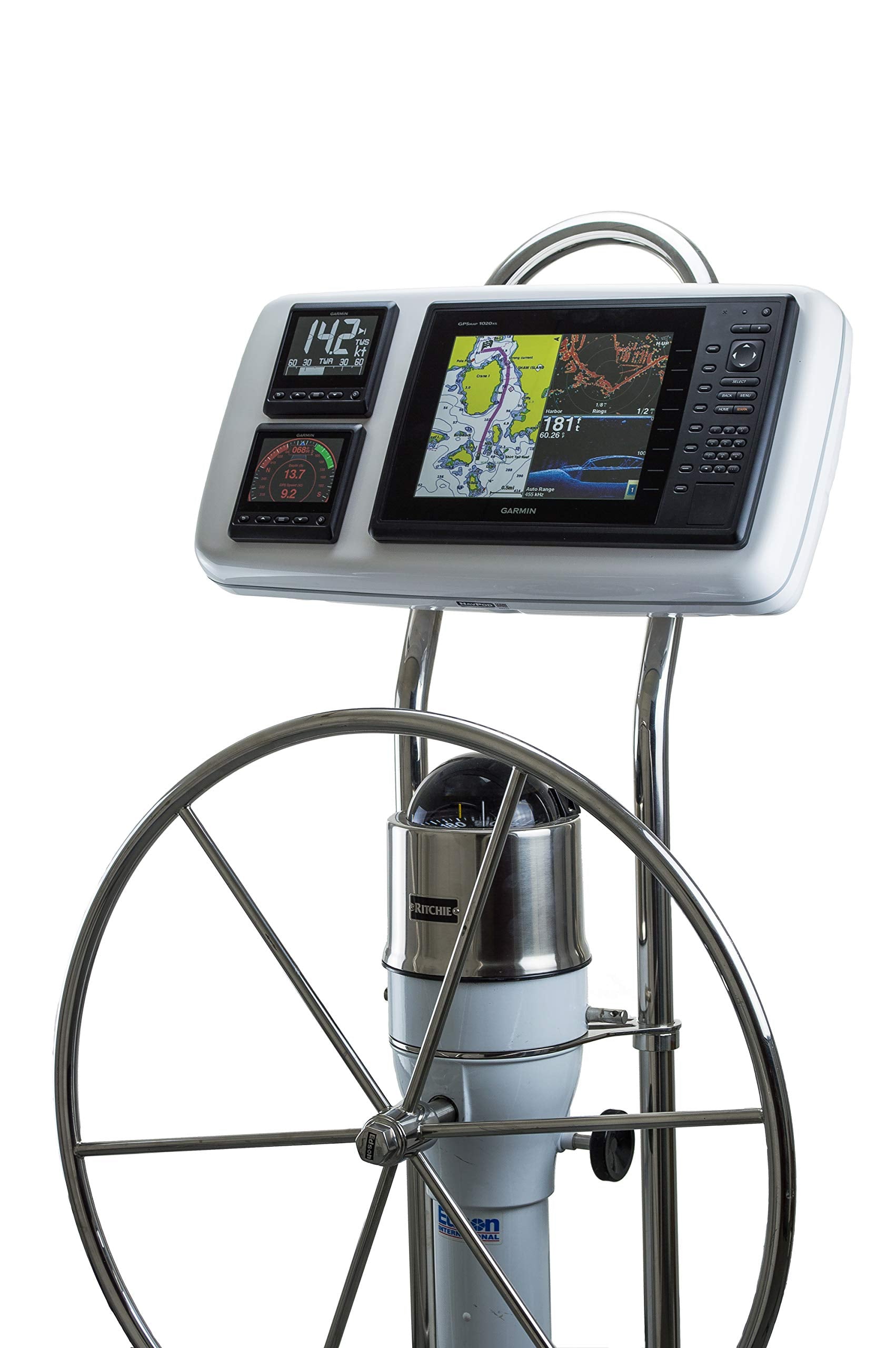 Navpod Gp1170-06 Systempod Pre-Cut F/Garmin 1020/1020Xs/1040Xs & 2 Instruments F/9.5'' Wide Guard,WBEEAB00TFX9L9E