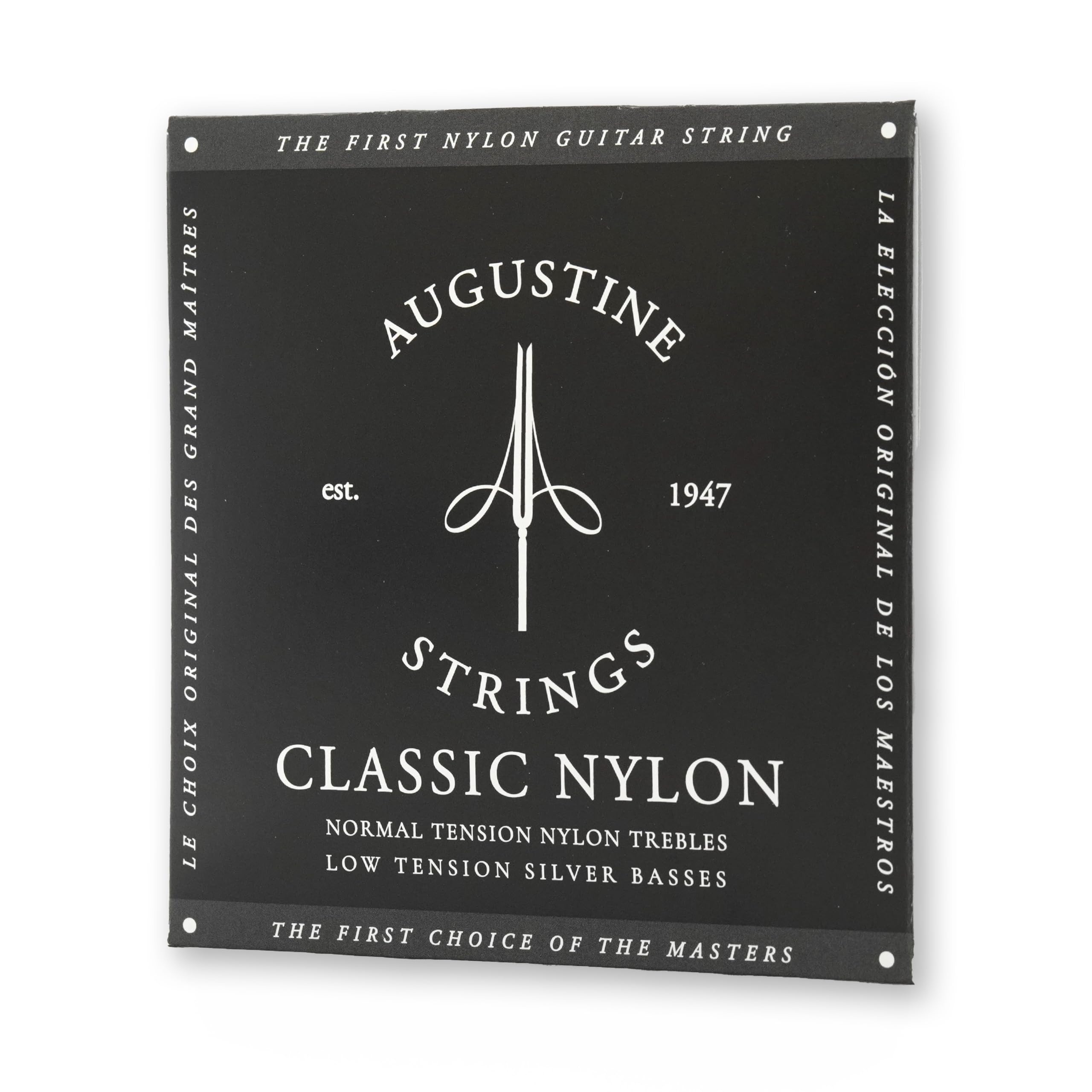Augustine Classic Black Set, Low Tension Classical Guitar Strings   1 Set