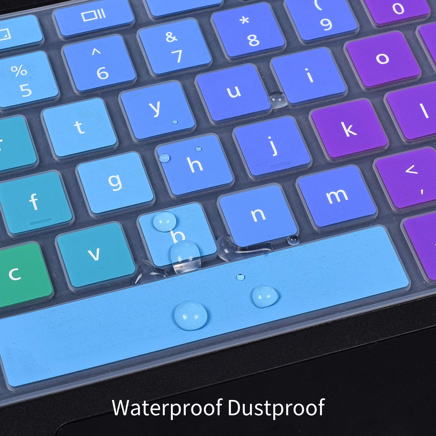 Colorful Keyboard Cover For Dell 11.6 Chromebook 3100 3110 / Chromebook 11 3120 3180 3181 3189 5190 P22T 11.6'' / Chromebook 13
