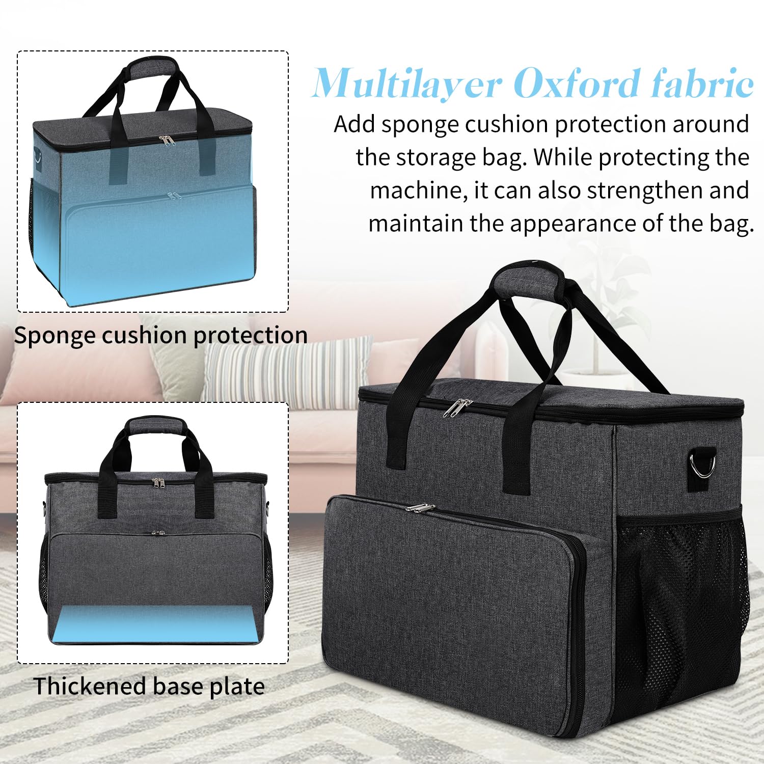 Storage Bag Compatible With Bissell Green Machine Upholstery Cleaner 1400B/3353/74R7, Carrying Bag For Bissell Carpet Cleaner, B