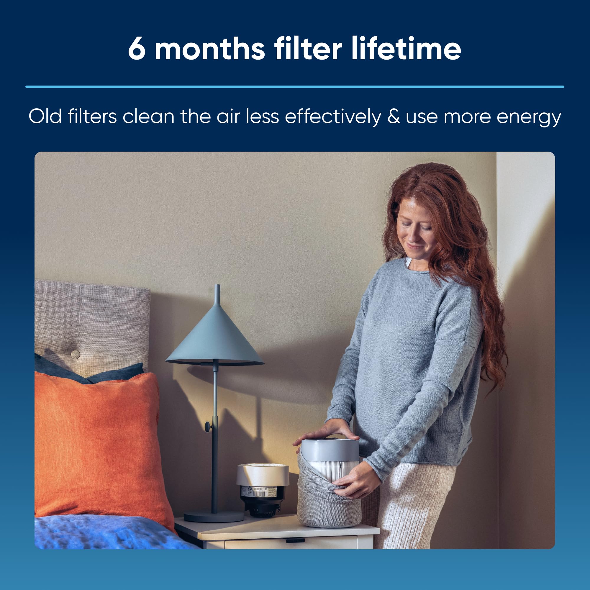 Blueair Blue Pure Mini Max Genuine Replacement Filter, Blue Pure Fmini Filter Fits Blue Pure Mini Max Air Purifier