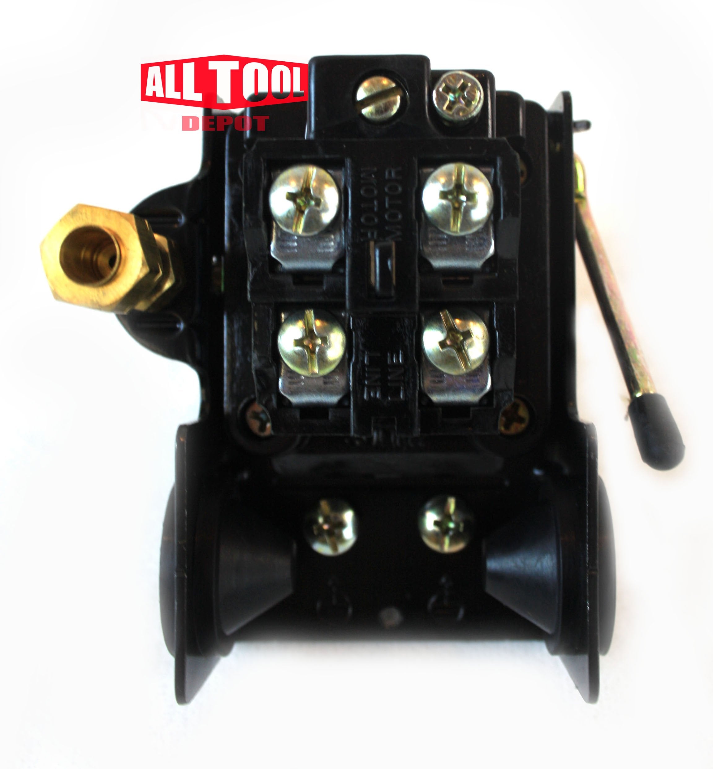 Replacement Air Compressor Pressure Switch, Sunny L1, 1 Port, 95 125 Psi, 25 Amp