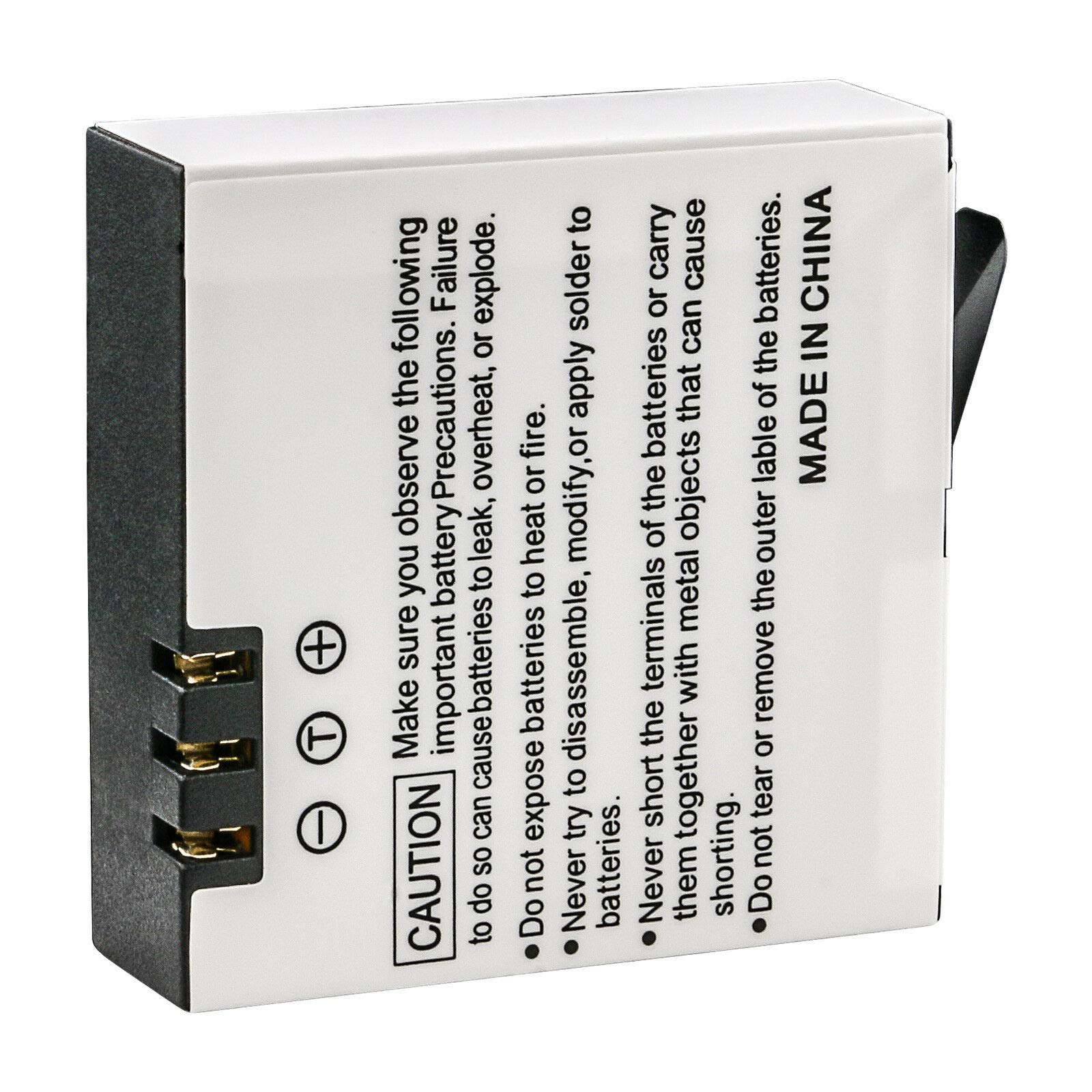 Kastar 4-Pack Battery Replacement For Xiaomi Yi Az16-1, Xiaomi Yi Az16-2 Battery, Xiaomi Yi 4K, Xiaomi Yi 4K+, Xiaomi Yi Lite, X