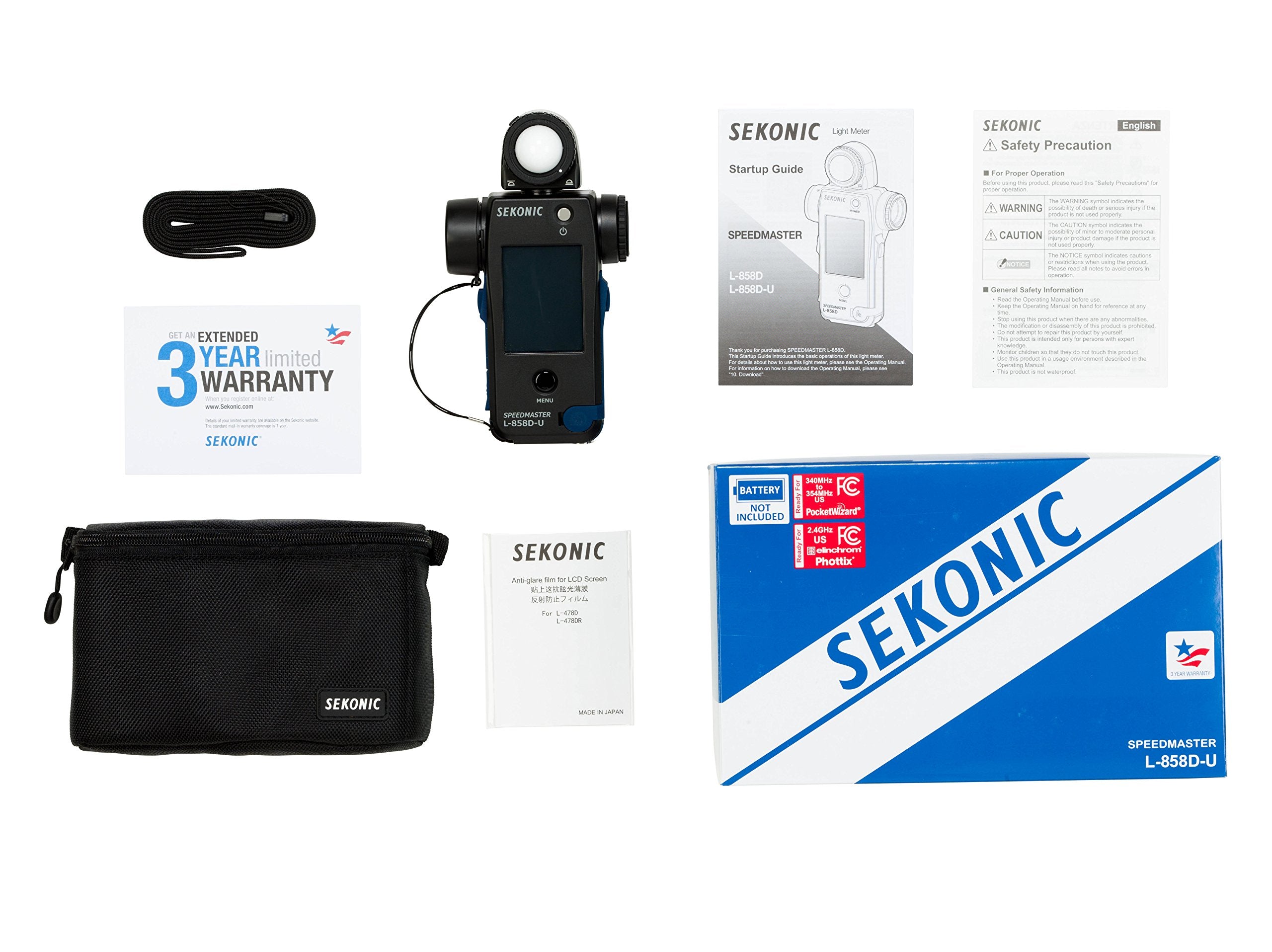 Sekonic Speedmaster L 858D U Light Meter (401 858)