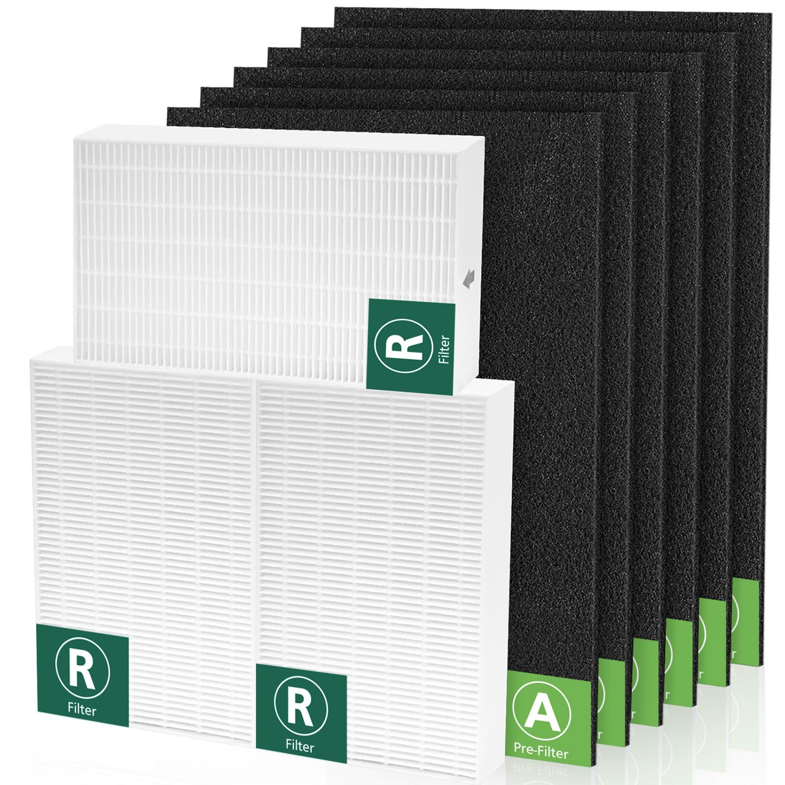 Hpa300 Replacement Filters For Honeywell Hpa300 Hpa200 Hpa100 Hpa304 Hpa5300 Hpa8350 Hpa300Vp,Part Hrf R3 Hrf R2 And Hrf R1 (3 P