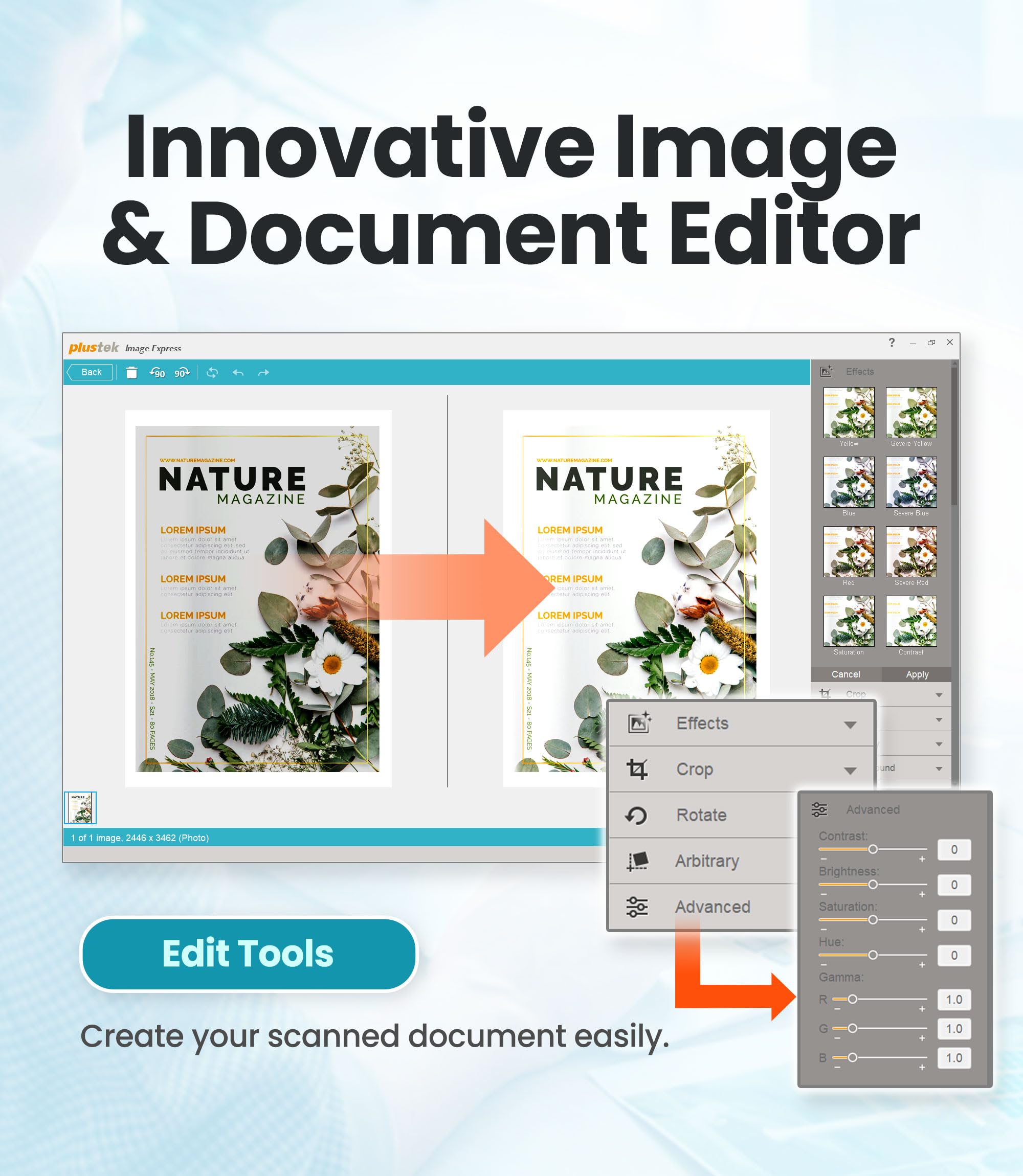 Plustek Opticslim 2700   High Speed Flatbed Scanner, 3Sec Fast Scan Speeds. Compact Design For Home And Home Office. Windows And Mac Support