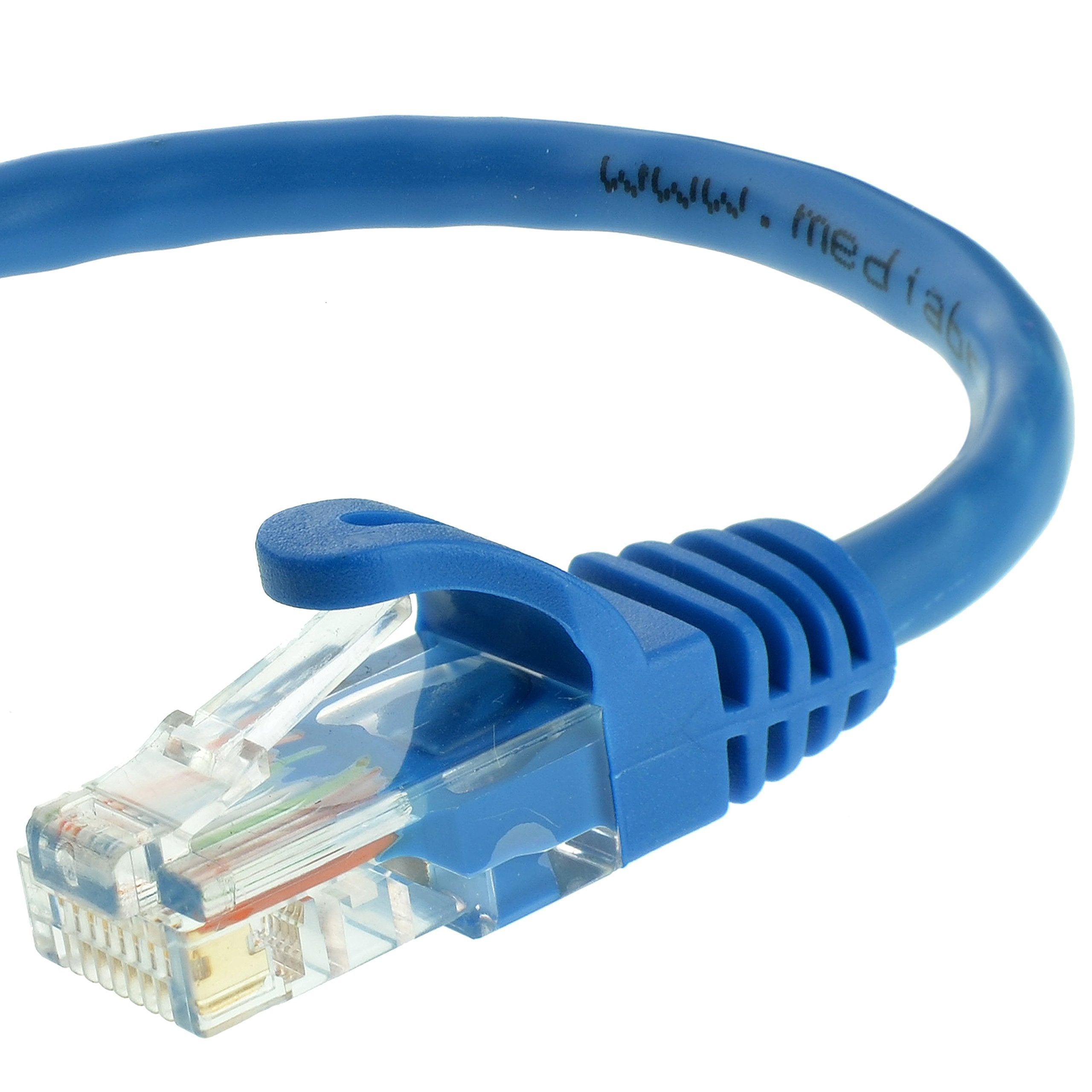 Mediabridge       Ethernet Cable (25 Feet)   Supports Cat6 / Cat5E / Cat5 Standards, 550Mhz, 10Gbps   Rj45 Computer Networking C