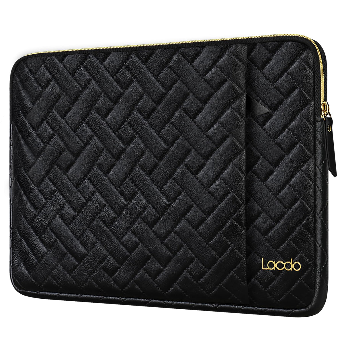 Lacdo 13 inch Laptop Sleeve Case for 13 inch New MacBook Air M4 A3240 2025, M3 A3113, M2 A2681, M1 A2337, 13 inch MacBook Pro M2 / M1 A2338 A2251 A2289, 13' iPad Pro M4/iPad Air M3 Computer Bag, Black