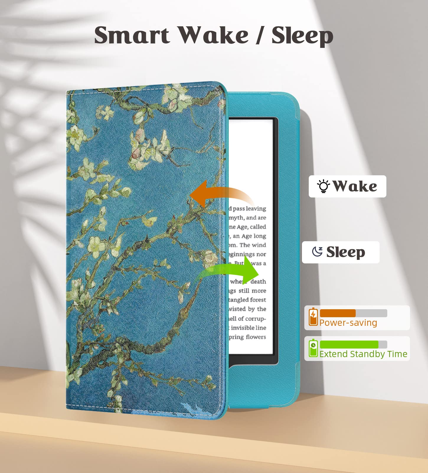 Moko Case Fits All New 6'' Kindle (11Th Generation, 2022 Release)/ Kindle (10Th Gen,2019)/ Kindle (8Th Gen, 2016), Ultra Lightwe