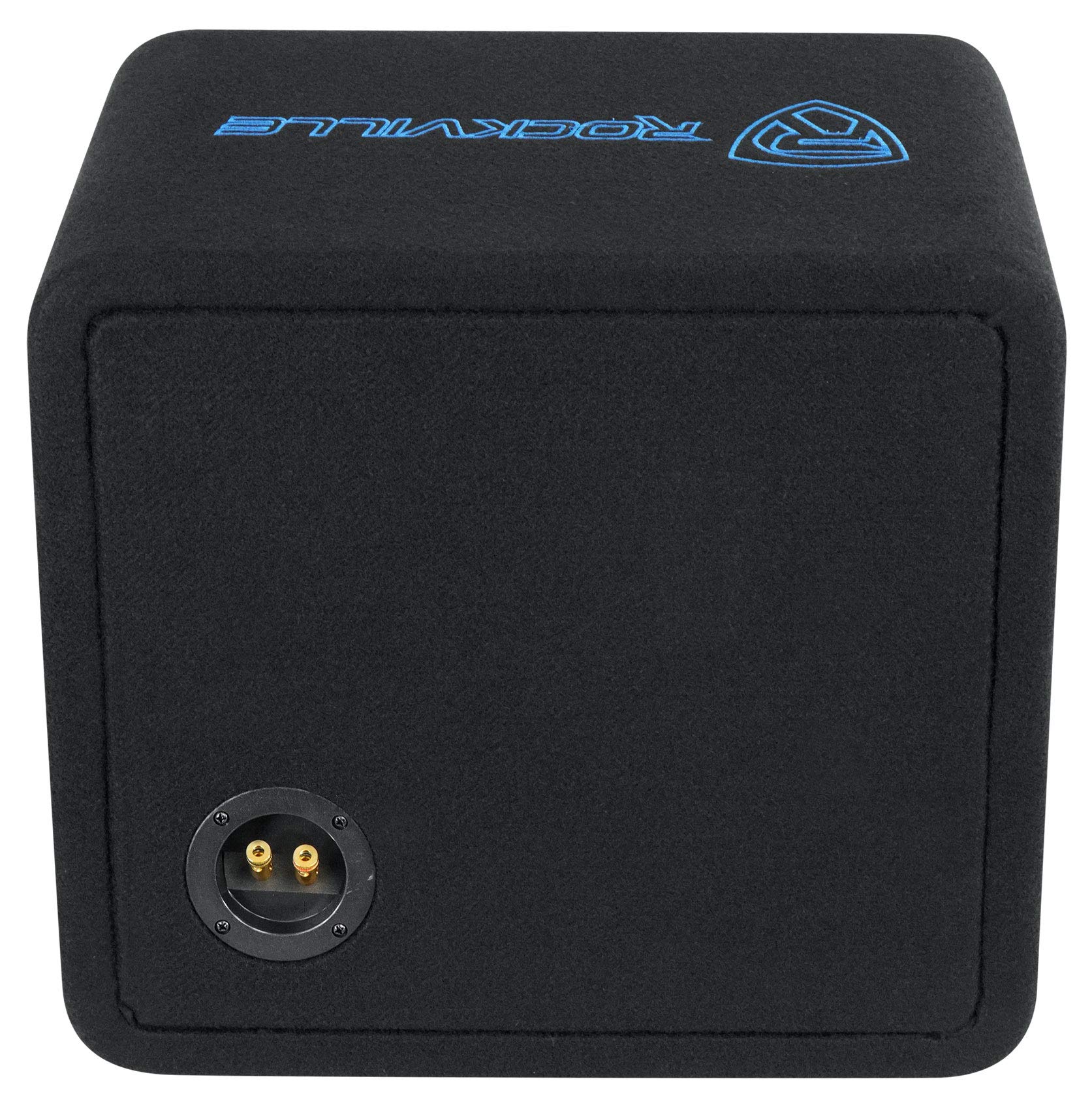 Rockville Sk510 Package 10'' 1200W Loaded K5 Car Subwoofer Enclosure+Db11 Amp, Black