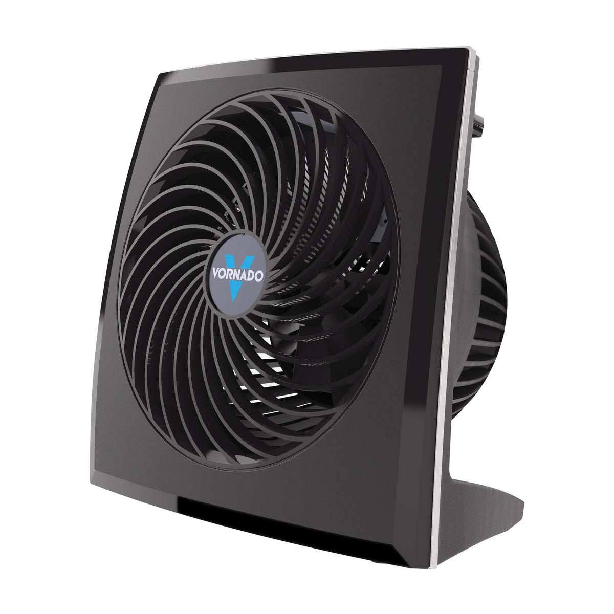 Vornado 573 Compact Flat Panel Air Circulator Fan, 3 Speeds, Moves Air 60 Feet, Fan For Bedroom, Home, Office, Black