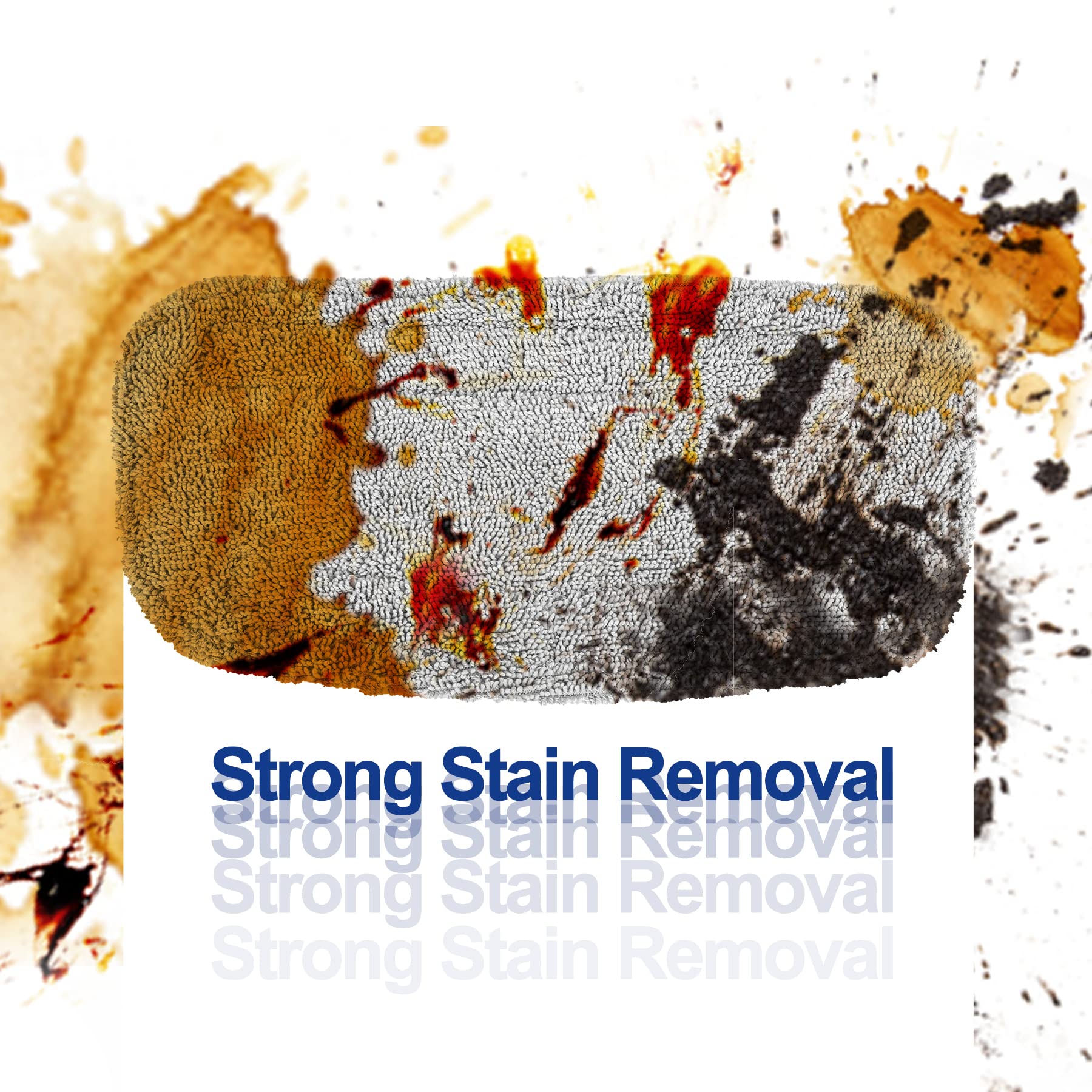 Gorfanty 2 Packs Steam Mop Cloth Fits Steam Mop Gf 6610 Washable, Reusable, Highly Absorbent Microfiber Steam Mop Pads Steam Mop