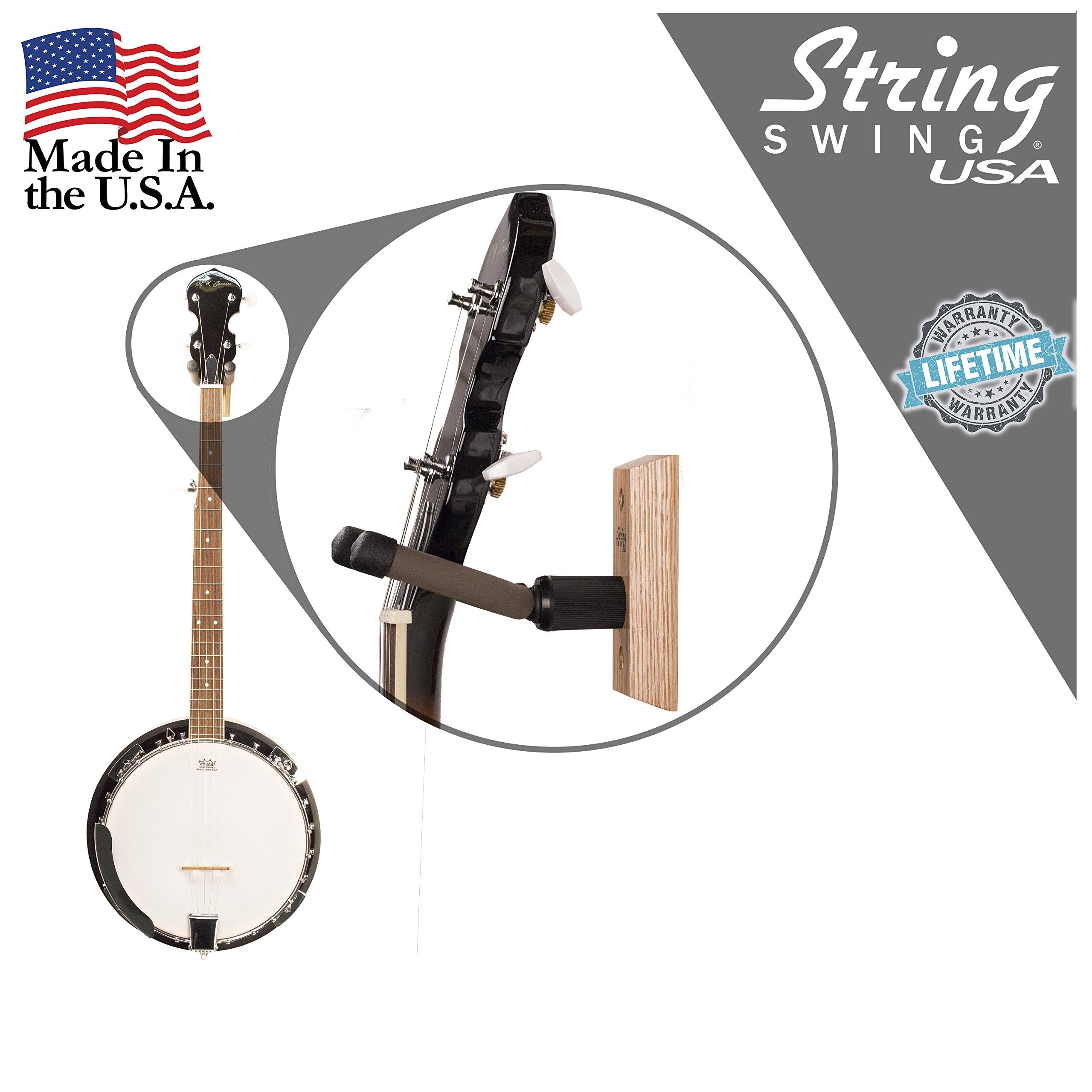 String Swing Wall Mount Banjo Hanger Cc01B O