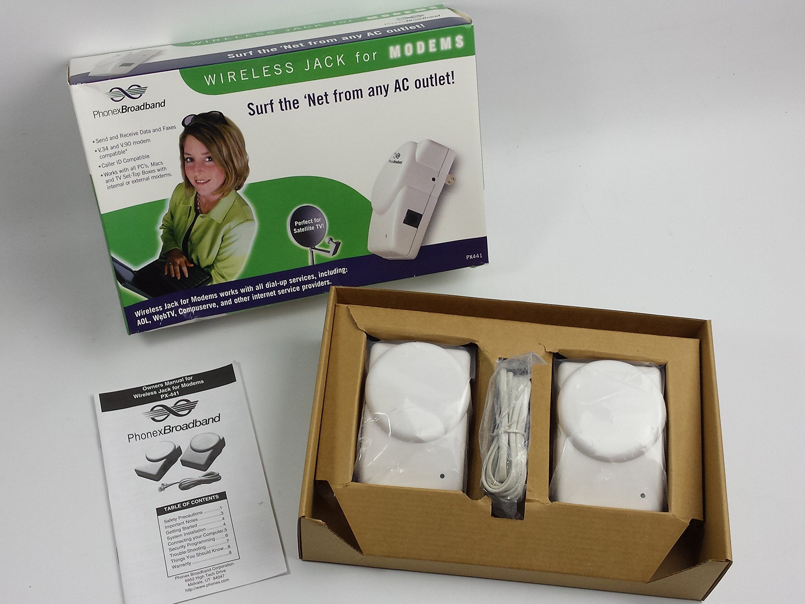 Phonex Px 441 Wireless Jack System For Modems