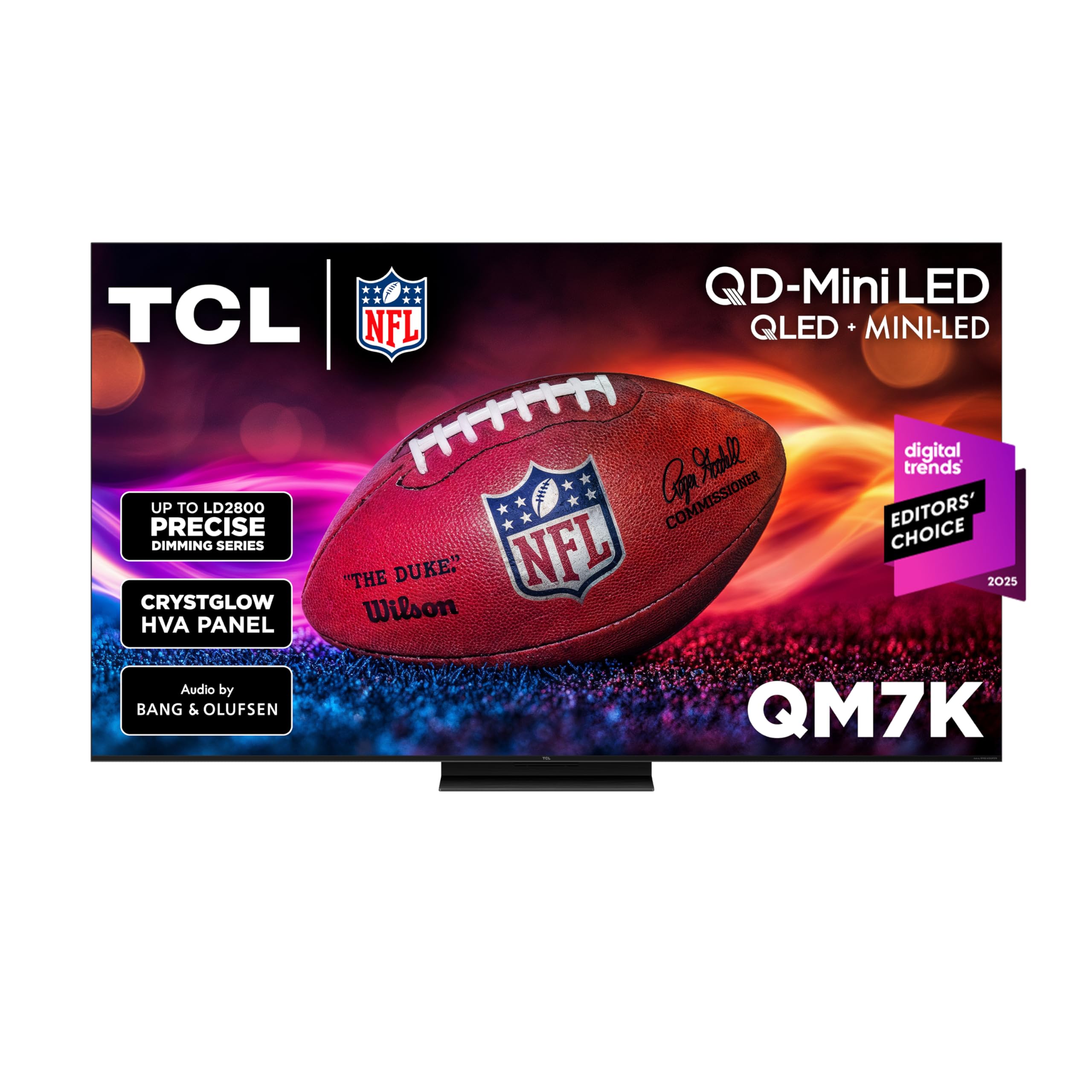 TCL 75 Inch Class QM7K Series | Mini LED QLED 4K HDR | 75QM7K, 2025 Model | 120HZ-144HZ Anti Reflective Screen Smart Google TV D