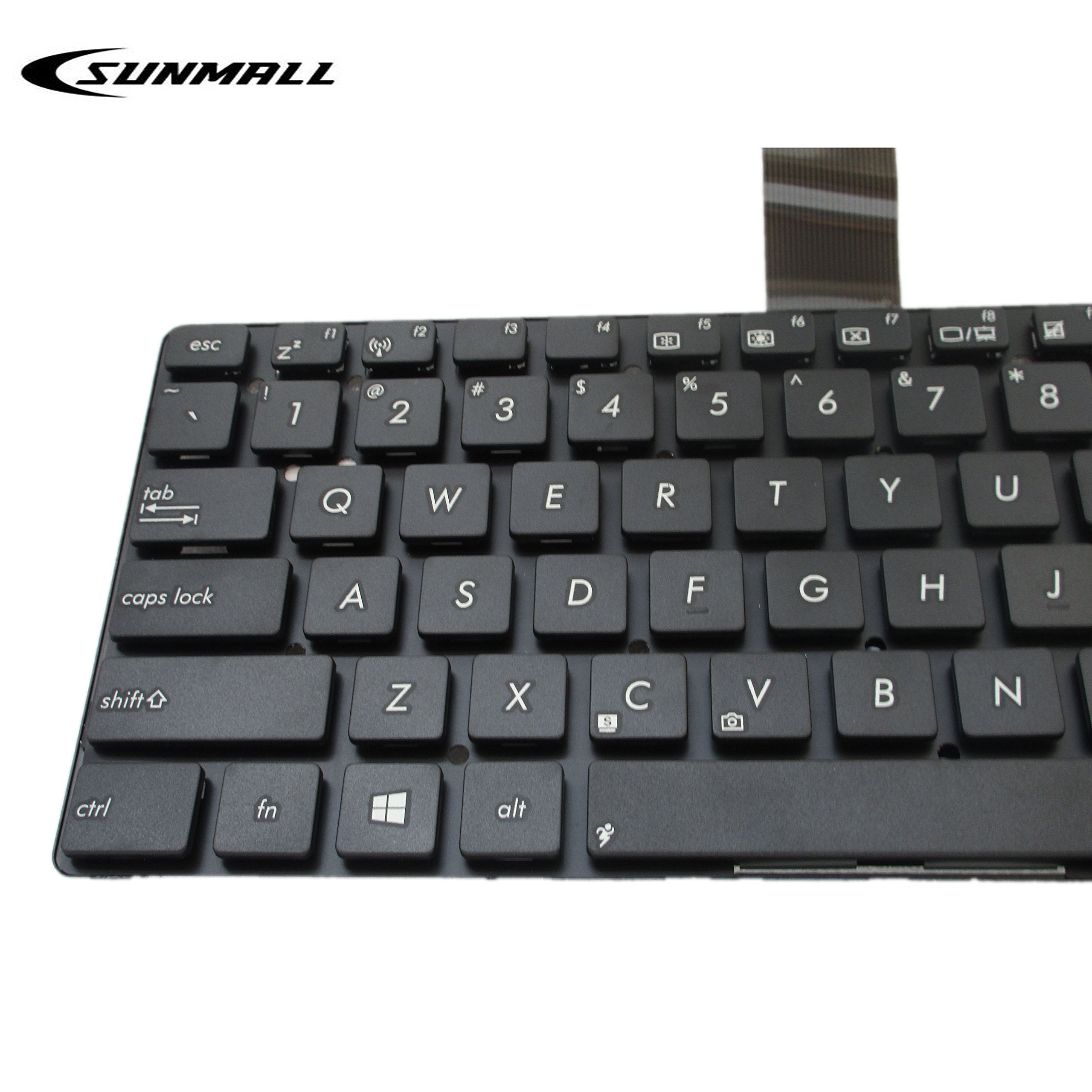 Sunmall Keyboard Replacement Compatible With Asus K55 K55A K55V K55De K55Vd K55Vj K55Vm K55Xi K55Vs R500V R500Vd R500Vs F751Lk F