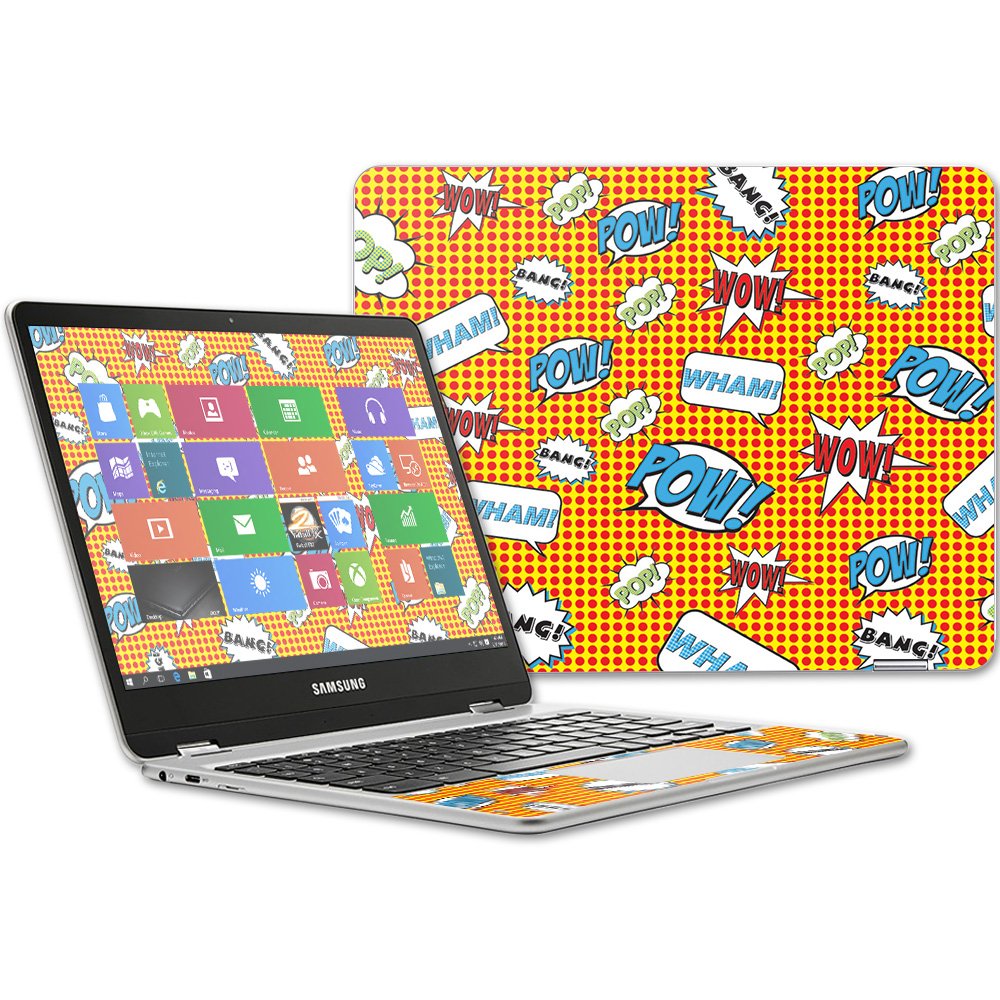 MightySkins Skin Compatible with Samsung Chromebook Plus 12.3(2017) wrap Cover Sticker Skins Pop Art