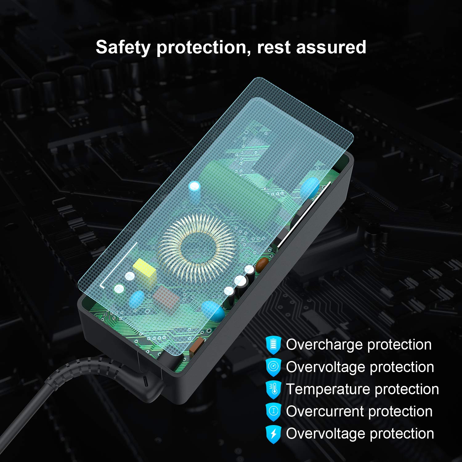 Ayneff 65W Usb C Laptop Charger, Chromebook Charger Compatible With Lenovo Chromebook C330 S330 100E 300E 500E Yoga C930 C940 72