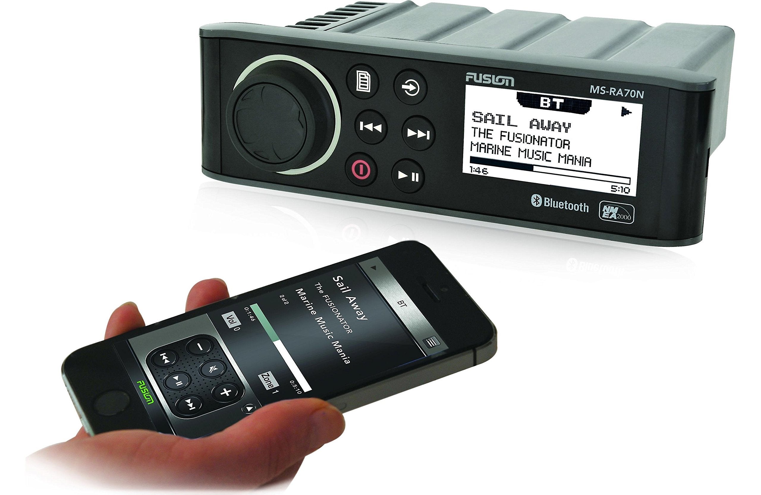 Fusion Entertainment Ms-Ra70N Marine Entertainment System With Bluetooth With Nmea 2000 Compatibility,WBEEAB01BKF1LWY