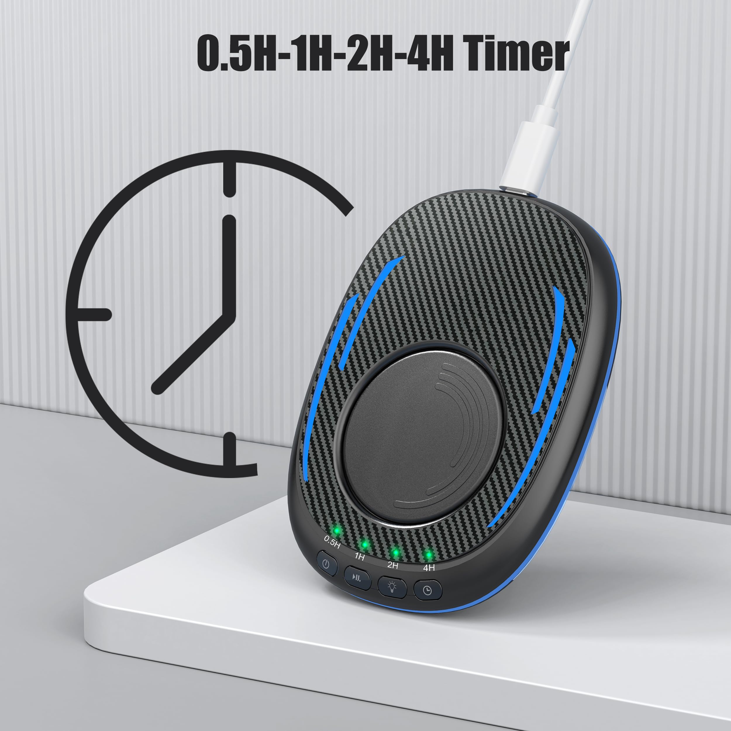 Vkarood Ultra Slim Mouse Mover Device Undetectable With Timer, Ultra Silent Mouse Jiggler With On/Off Switch, Mouse Shaker With