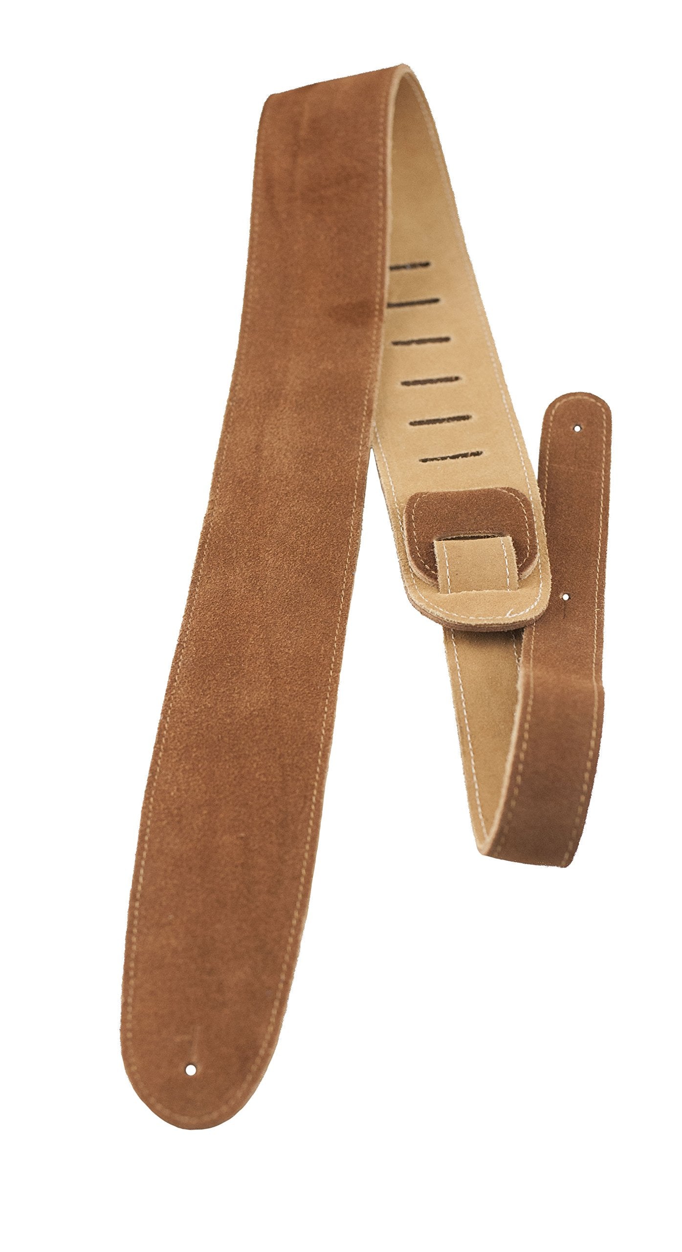 Perris 21/2 Leather Suede Guitar Strap Natural
