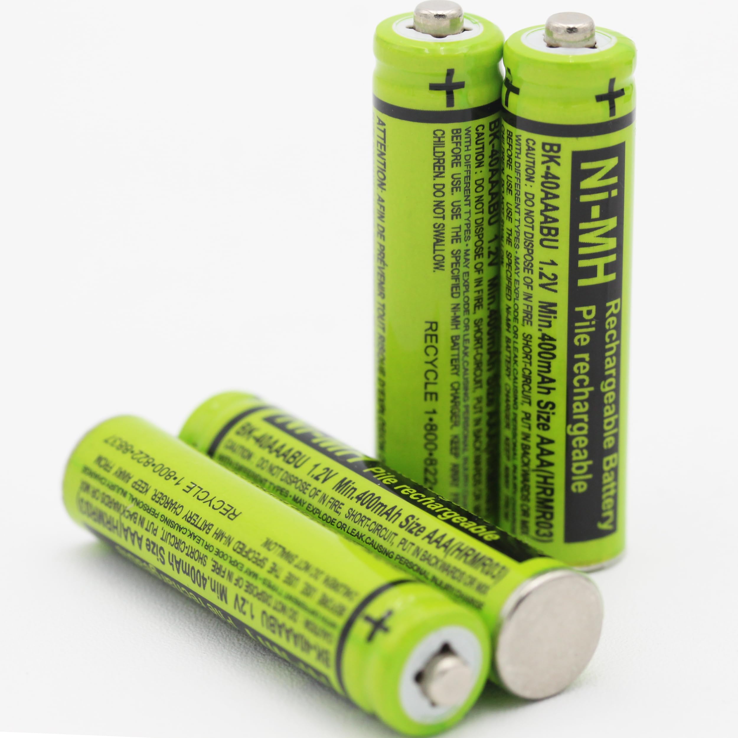 Cerepros 4 Pack Bk 40Aaabu 1.2V 400Mah Replacement Battery Pack For Panasonic Cordless Phone Handset Bk40Aaabu