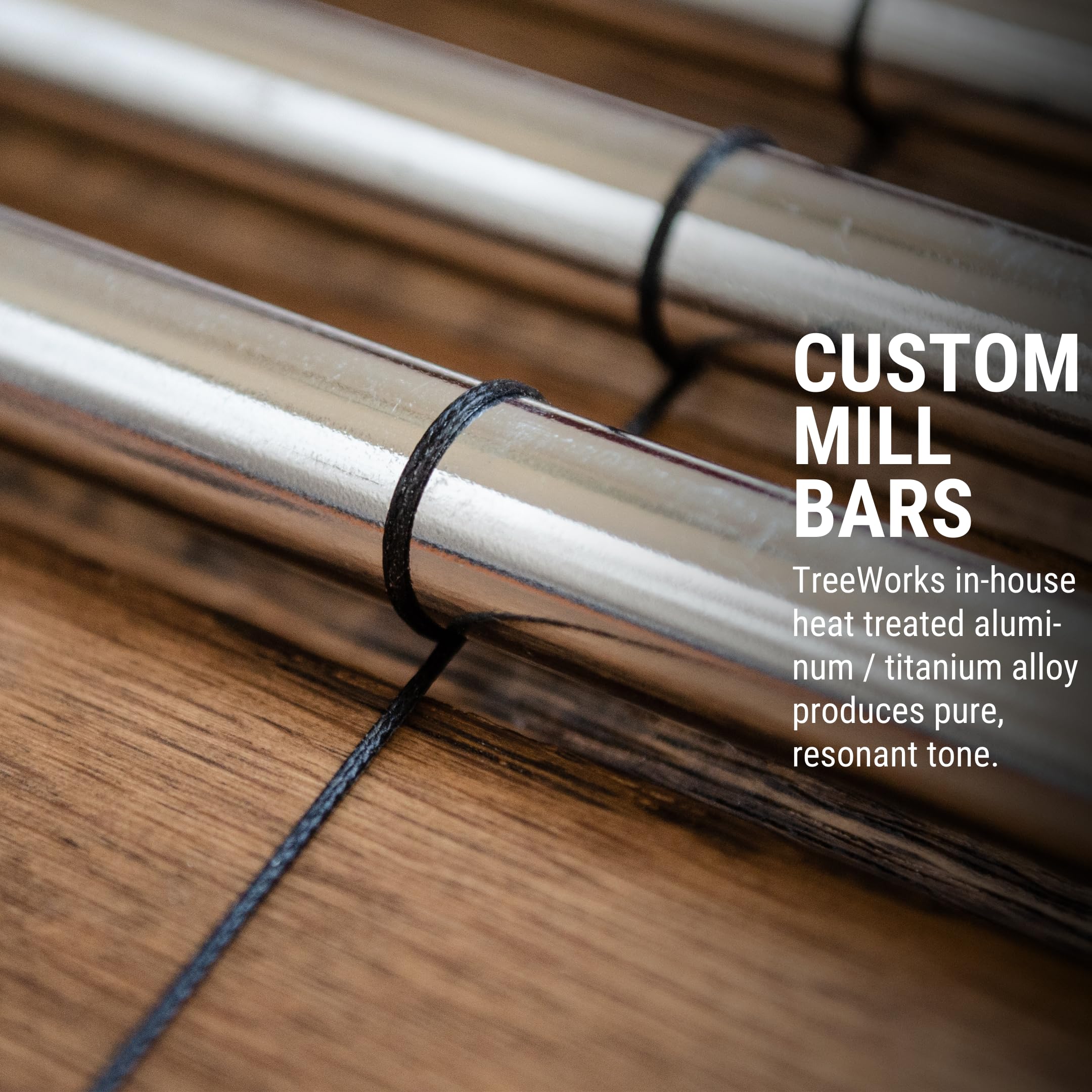 Treeworks Chimes Energy Chime With Mallet For Meditation, Sound Healing Or Yoga, 3 Notes    Made In U.S.A.    Long Resonance Wit