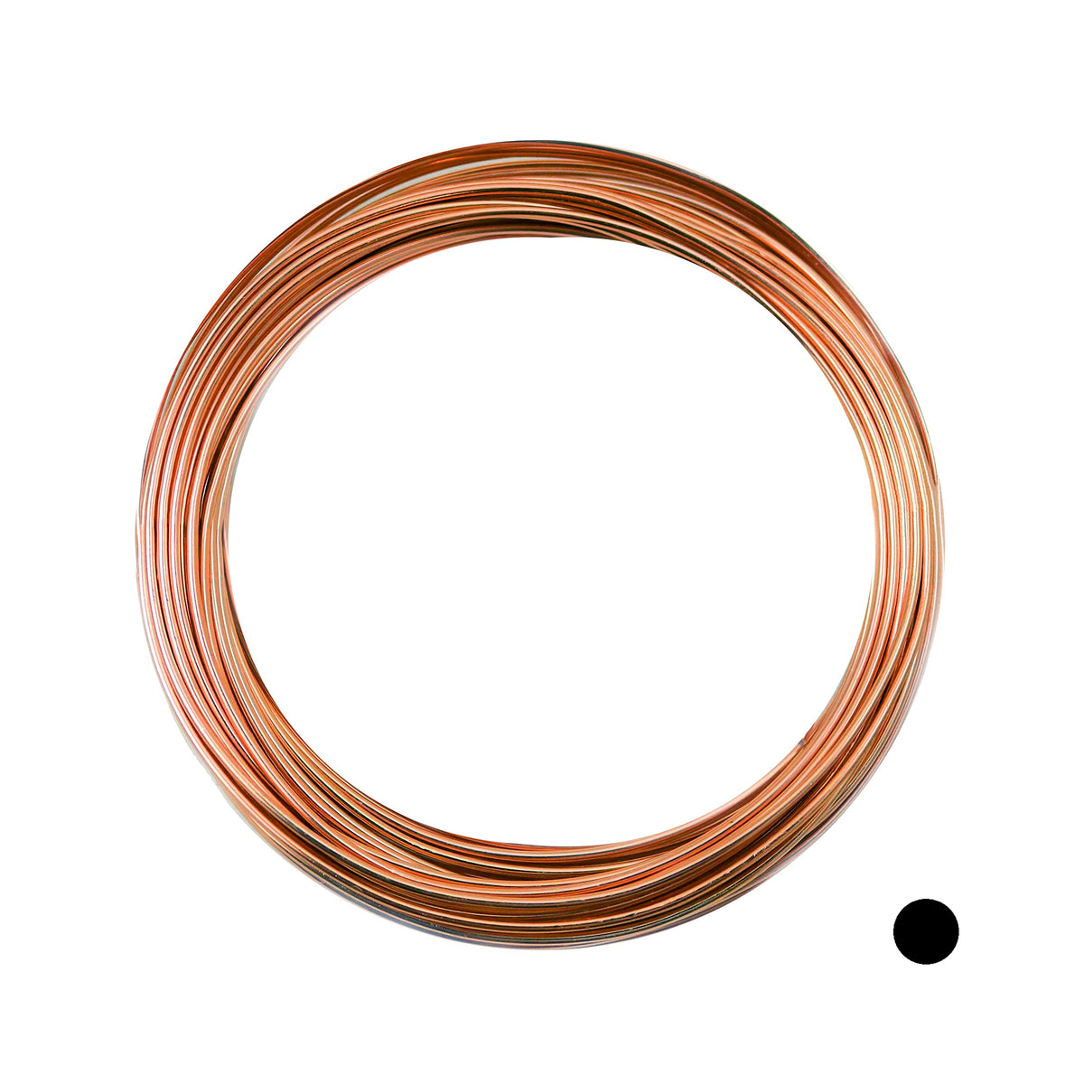 14 Gauge, 999 Pure Copper Wire (Round) Dead Soft Cda 110 Made In Usa   15Ft By Craft Wire