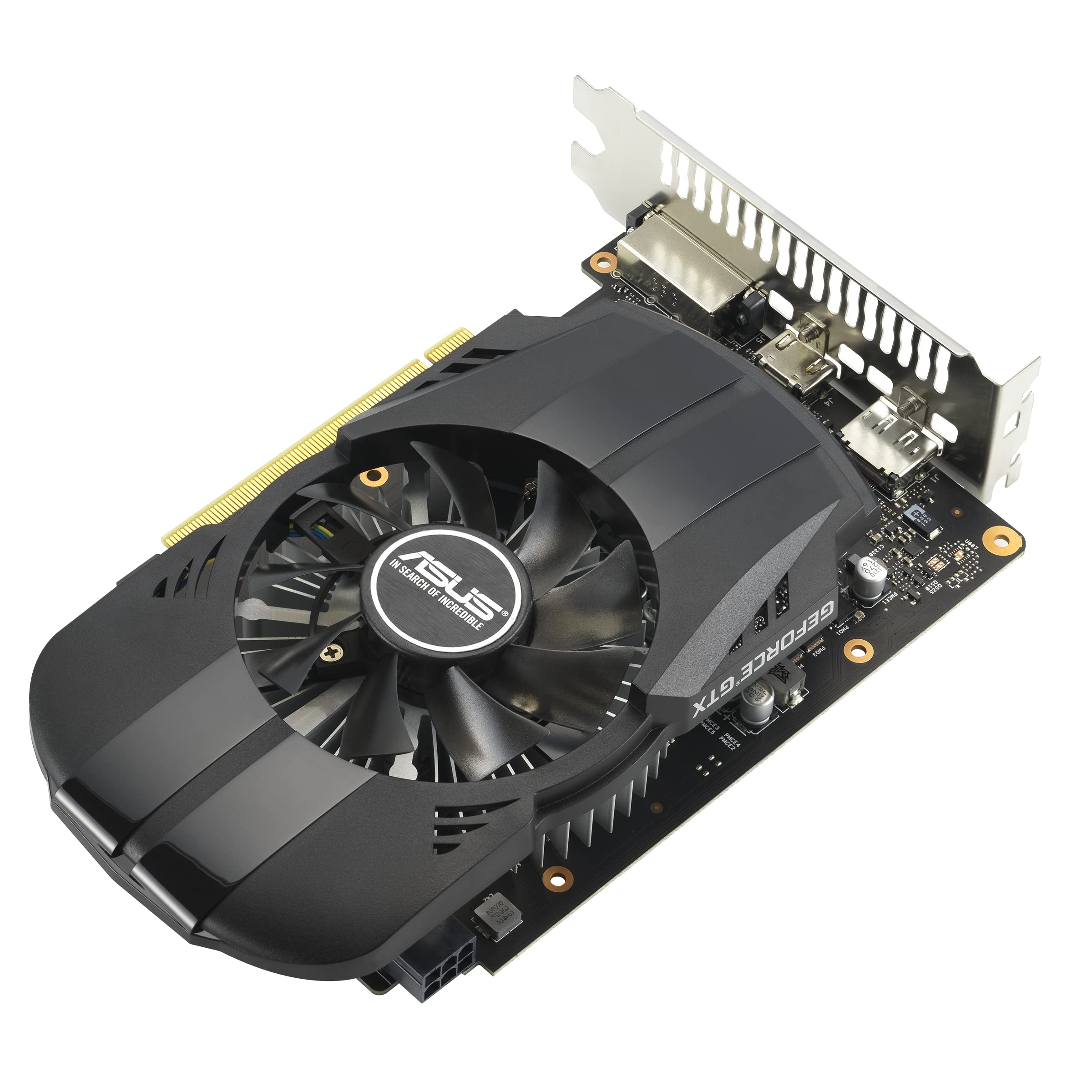 Asus Phoenix Nvidia Geforce Gtx 1650 Oc Edition Gaming Graphics Card (Pcie 3.0, 4Gb Gddr6 Memory, Hdmi 2.0, Displayport 1.4A, Dv