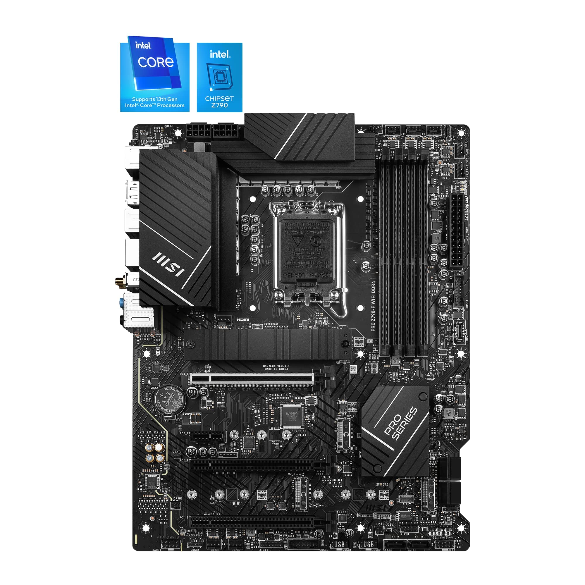 Msi Pro Z790 P Wifi Ddr4 Motherboard Intel Z790 Lga 1700 Atx