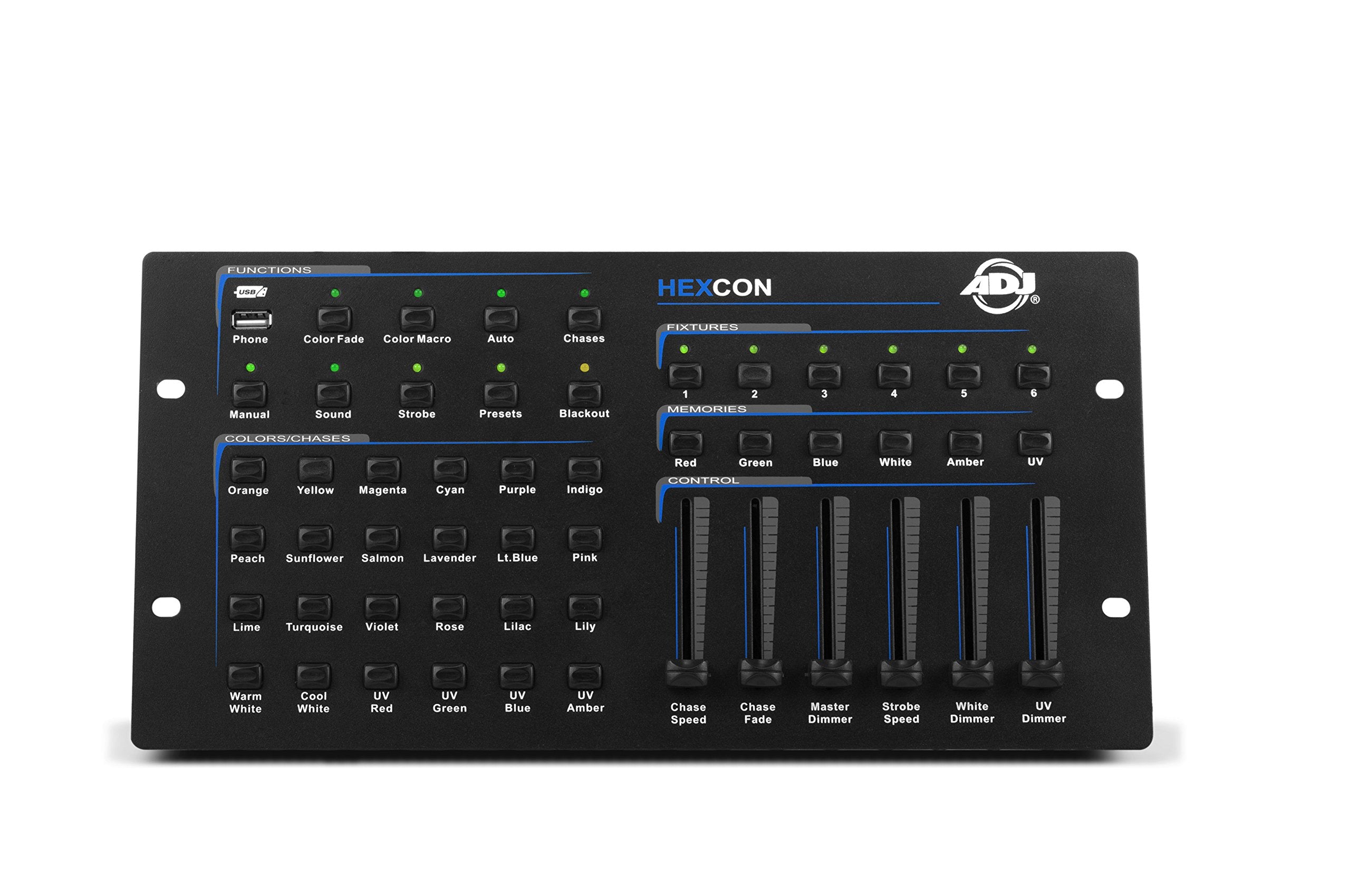 Adj Products Hexcon Hex Serie Dmx Controller, 6 Chnl
