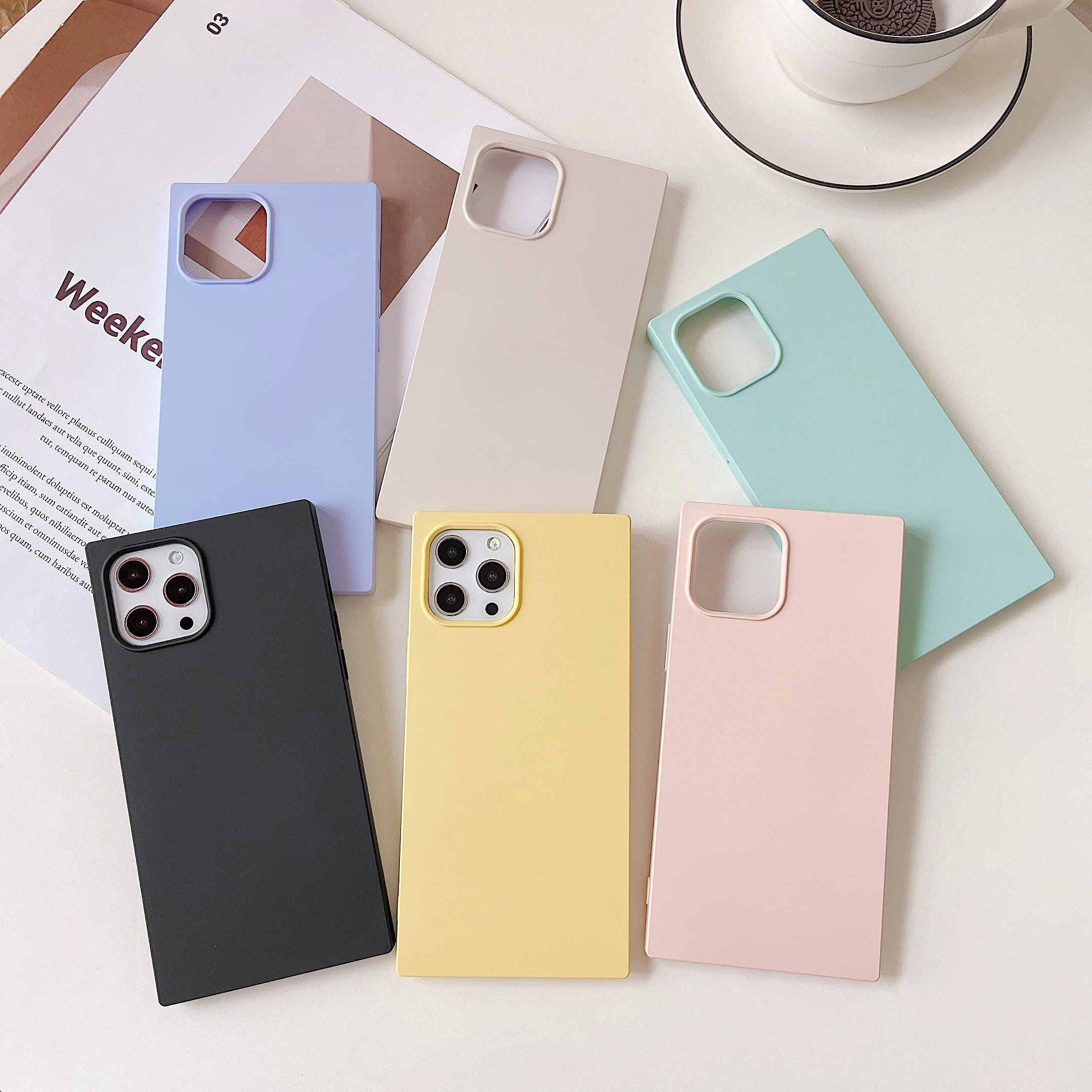 Cocomii Square Iphone 13 Case   Square Silicone   Slim   Lightweight   Matte   Silky Soft Touch Silicone   Microfiber Lining   M