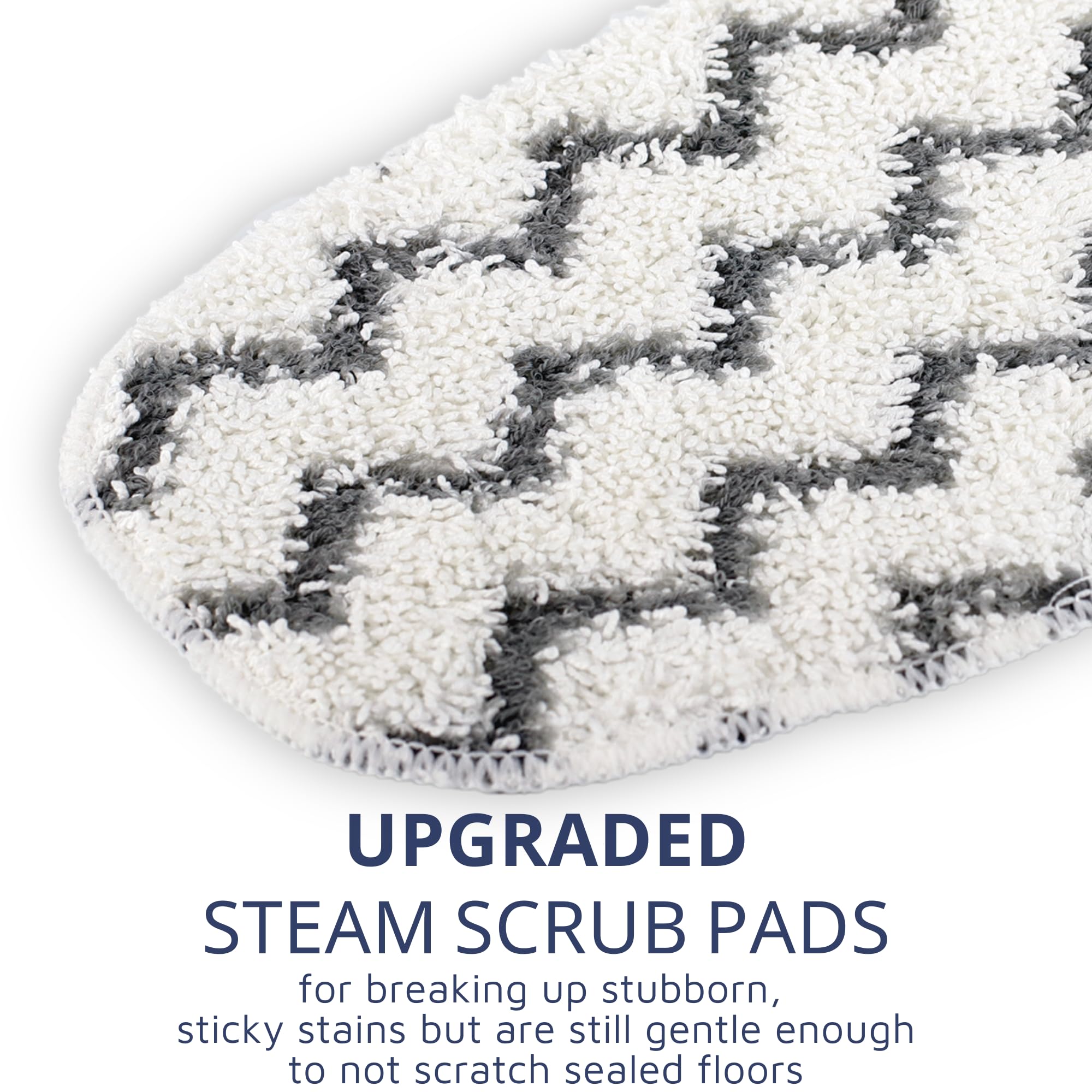 F Flammi Heavy Duty Steam Mop Replacement Pad For Pursteam Thermapro 10 In 1, Microfiber Washable Reusable Pads (4 Pack)