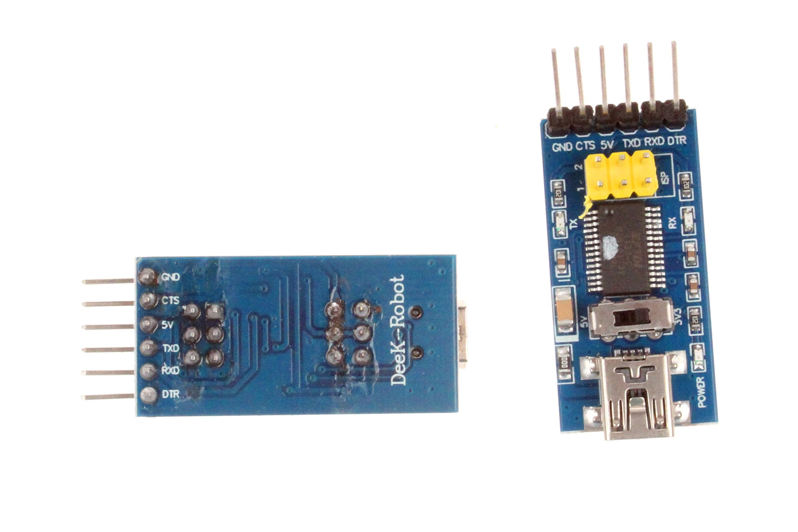 Noyito Ft232Rl Ftdi Mini Usb To Ttl Serial Converter Adapter Module 3.3V 5.5V Ft232R Breakout Ft232Rl Usb To Serial Mini Usb To