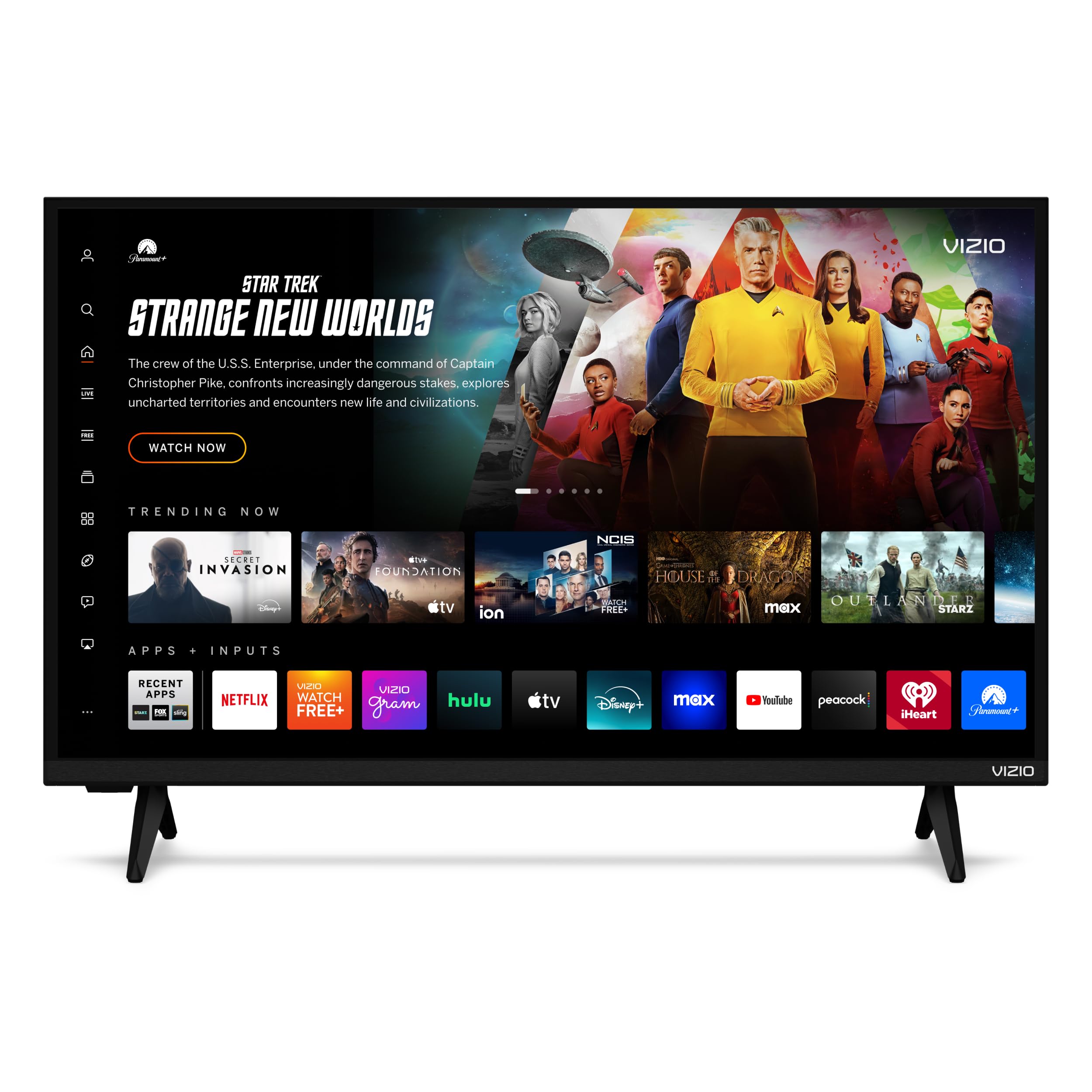 VIZIO 40-inch Full HD 1080p Smart TV with DTS Virtual: X, Alexa Compatibility, Chromecast Built-in, Bluetooth Headphone Capable,