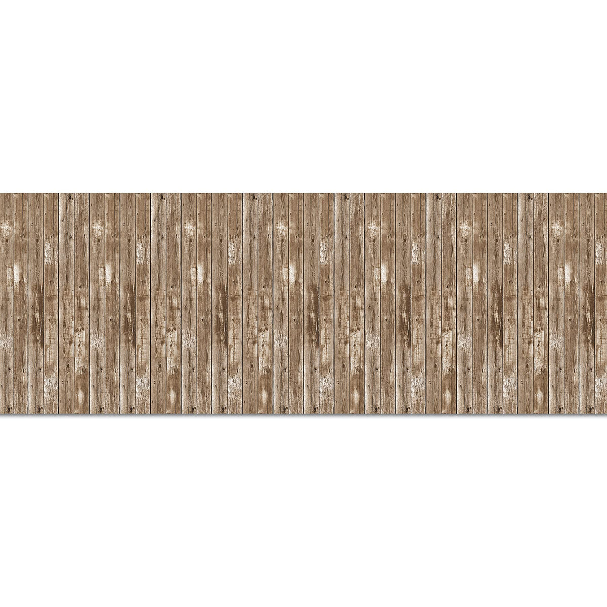 Beistle Western Barn Siding Wall Backdrop, 4??X 30??  Rustic Farm Backdrop, Photo Backdrop, Barnyard Background, Weathered Barn 