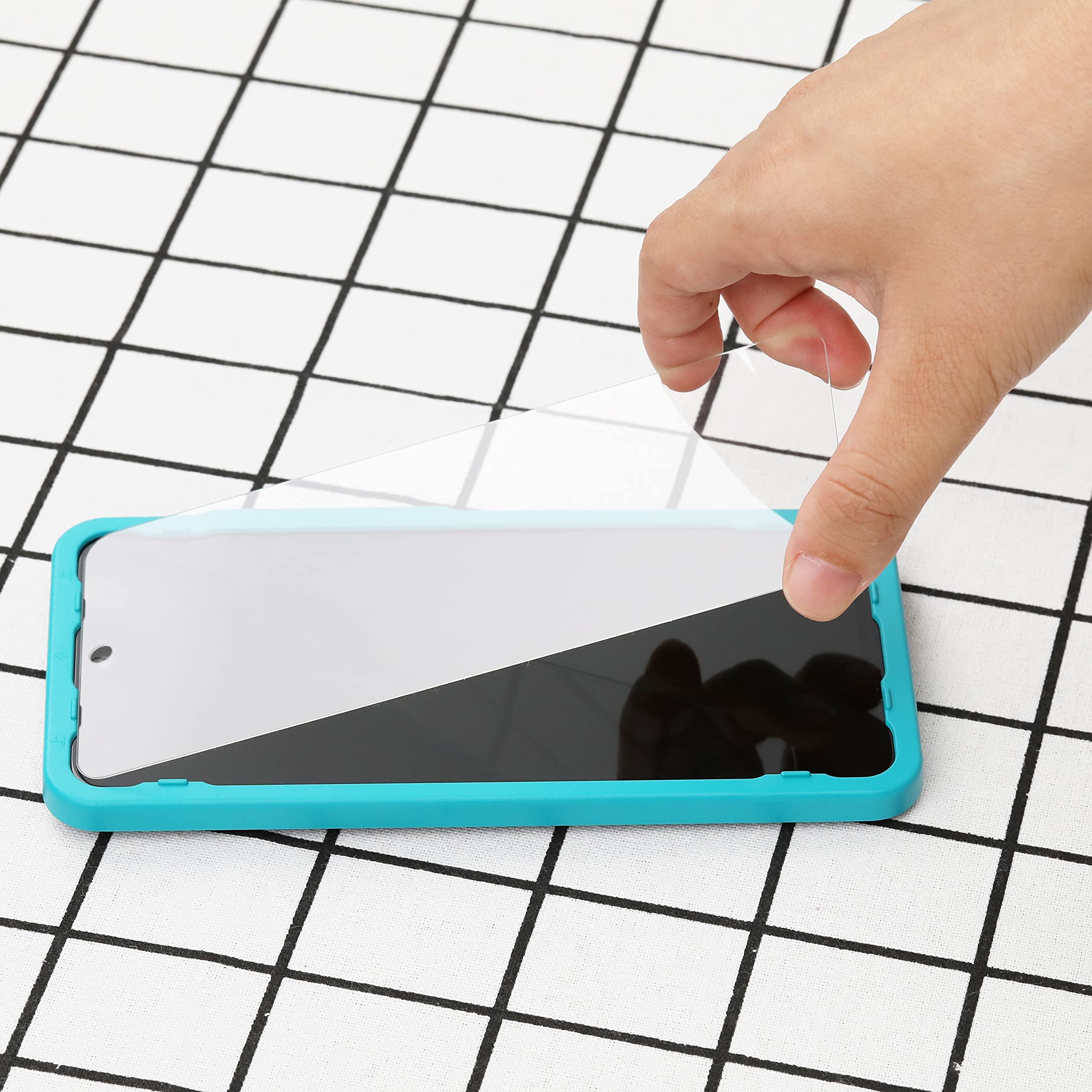 Ibywind Screen Protector For Redmi Note 10 5G/Poco M3 Pro 5G,With 2Pcs Tempered Glass,1Pc Camera Lens Protector,1Pc Backing Carb