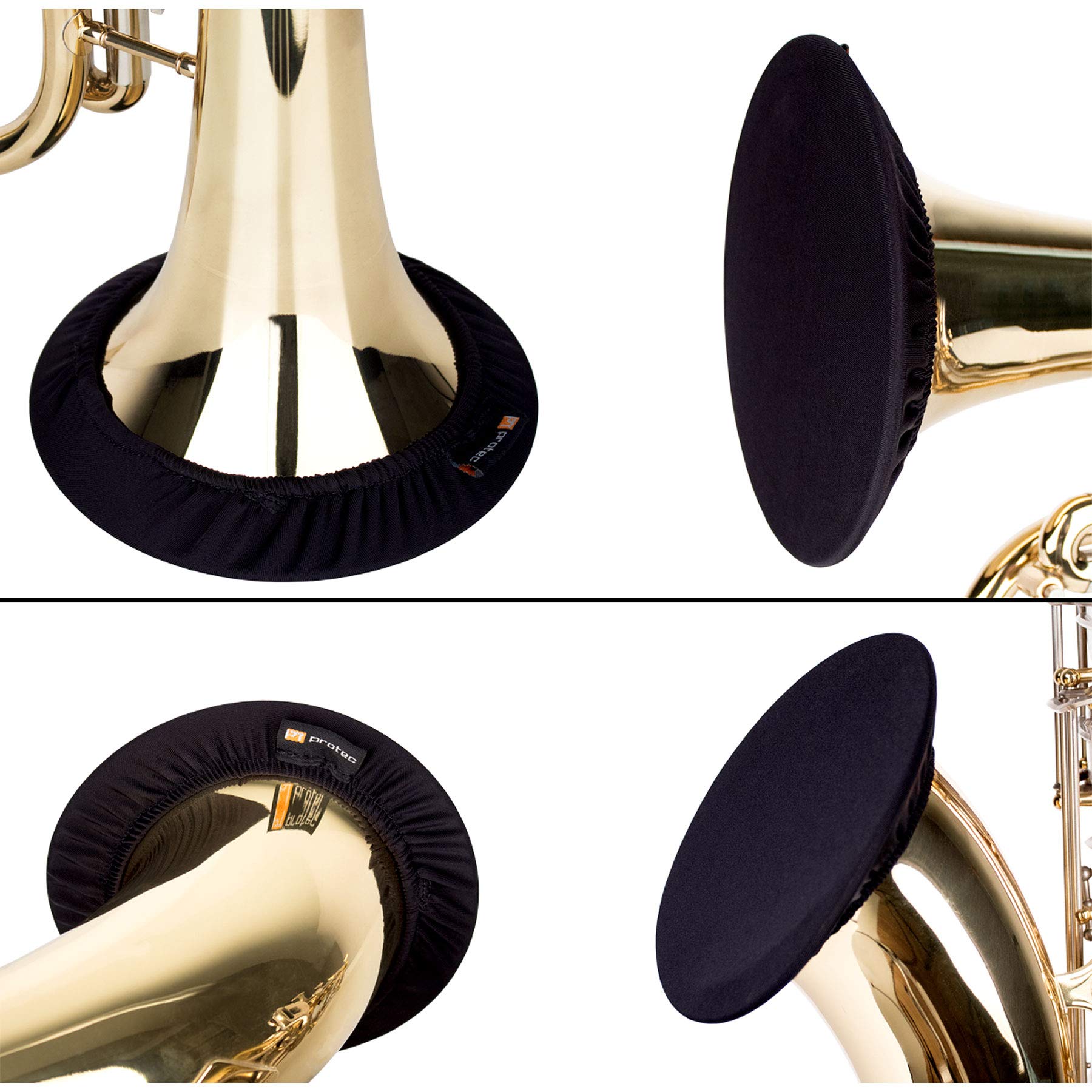 Protec Instrument Bell Cover, 5.25 6.75   , Ideal For Flugelhorn And Tenor Saxophone, Model A322