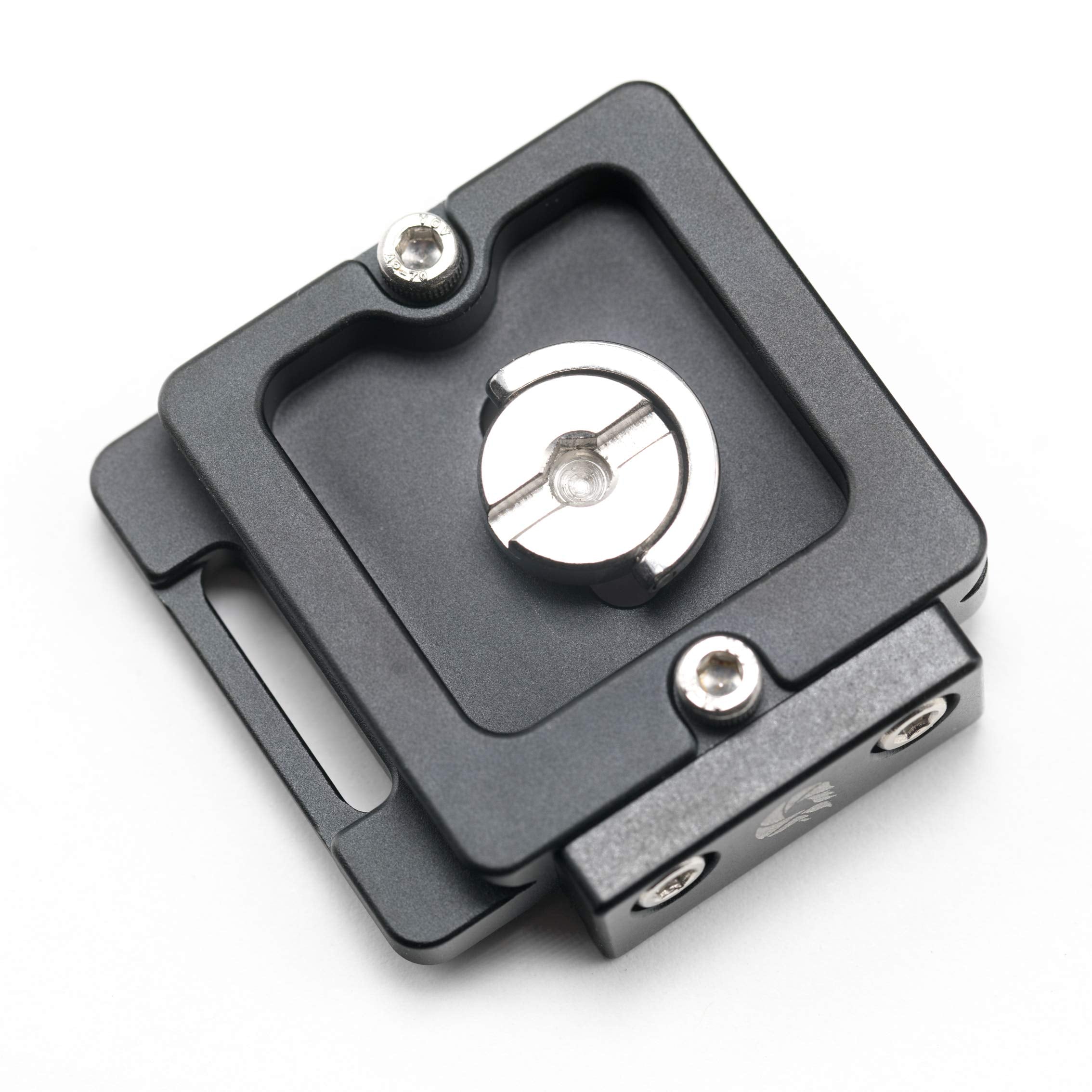 40Mm Universal Arca Swiss Quick Release Plate For Tripod Ball Head With Hand Adjustable Stainless Steel Screw & Removable Rear S