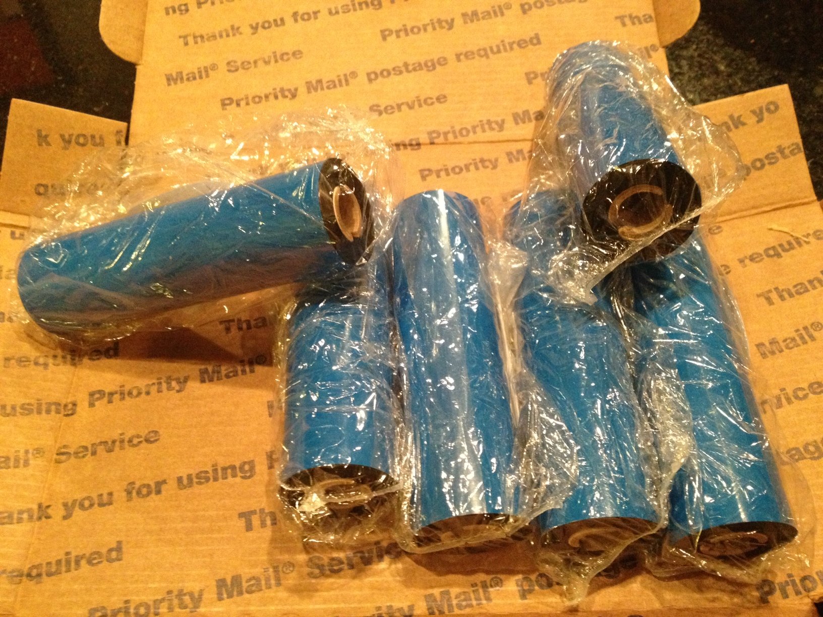 4.33' X 244' Thermal Transfer Ribbon   12 Rolls. Resin Enhanced Wax For Zebra Eltron Datamax Zebra Gc420T Gk420T Gx420T Tlp2442 Tlp2844