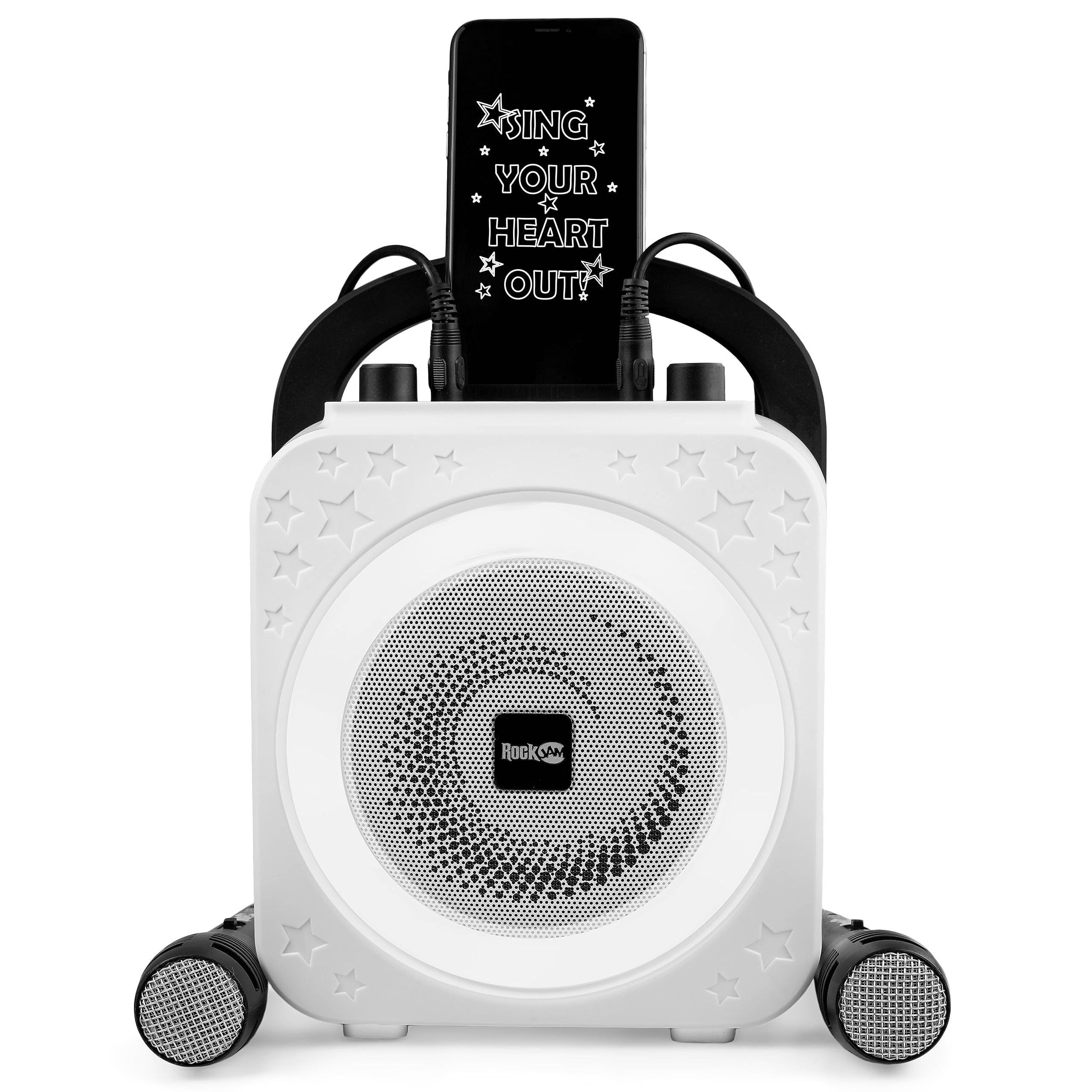 Rockjam Karaoke System Portable, Black (Rjps150Rl Bk)