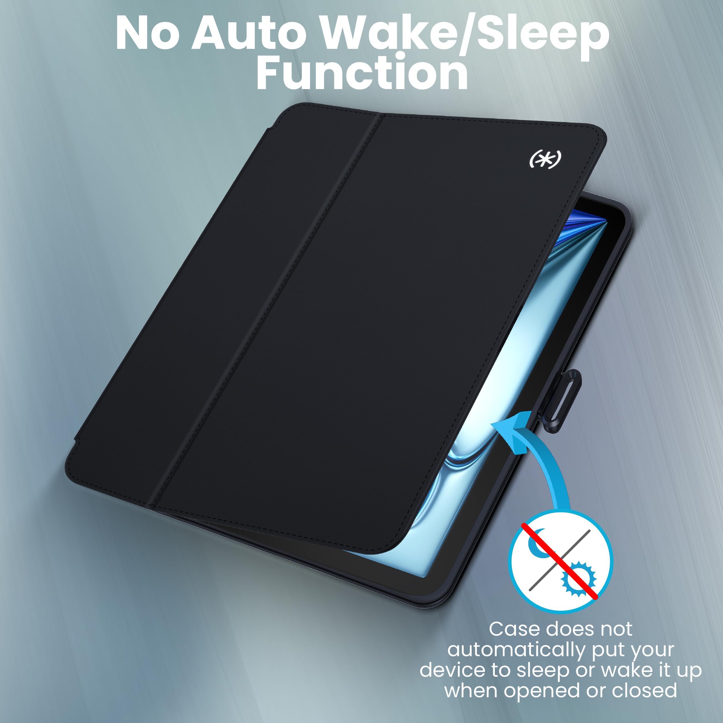 Speck New Ipad Pro 12.9 13 Inch Case (2024 Model, 7Th Generation) With Pencil Holder, Drop & Camera Protection, Slim Multi Range