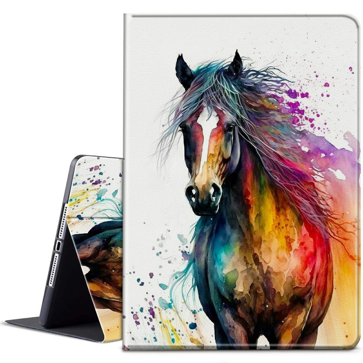 Bpqojb For Microsoft Surface Pro 9 Case With Adjustable Stand & Auto Wake/Sleep Pu Leather Slim Smart Protect Cover Tablet Case 