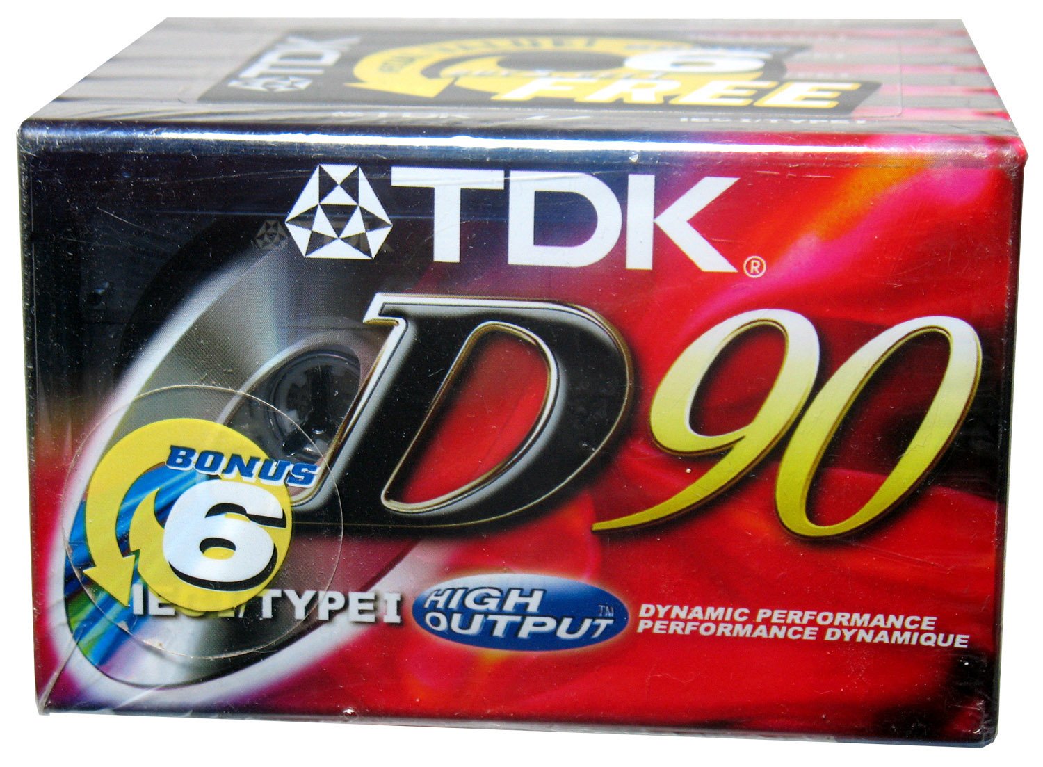 TDK Superior Normal Bias D90 blank cassette tapes (Pack of 6)