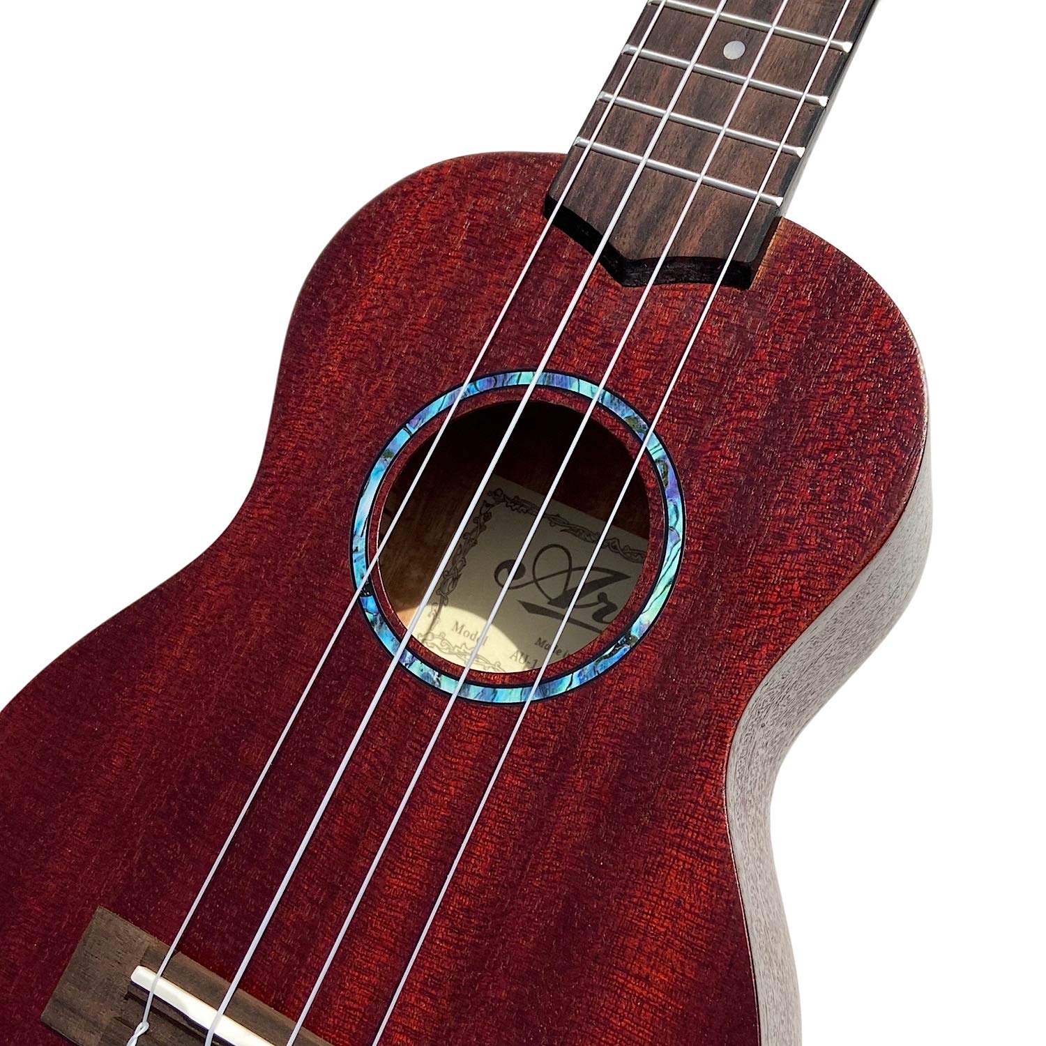 Inlay Sticker For Soprano Ukuleles   Soundhole Rosette/Purfling   Abalone Blue