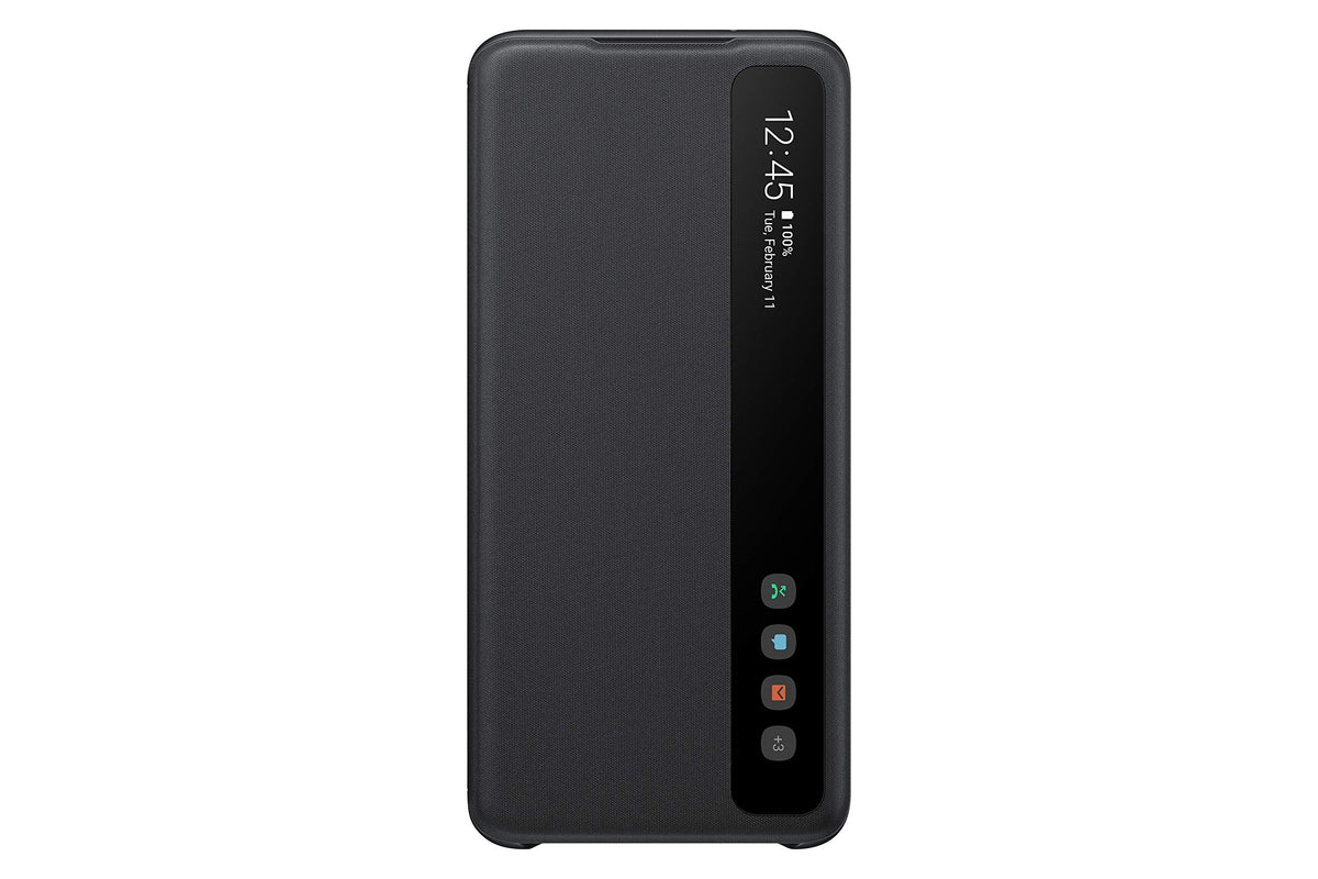 Samsung Galaxy S20 Case, S View Flip Cover   Black (Us Version With Warranty) (Ef Zg980Cbegus)